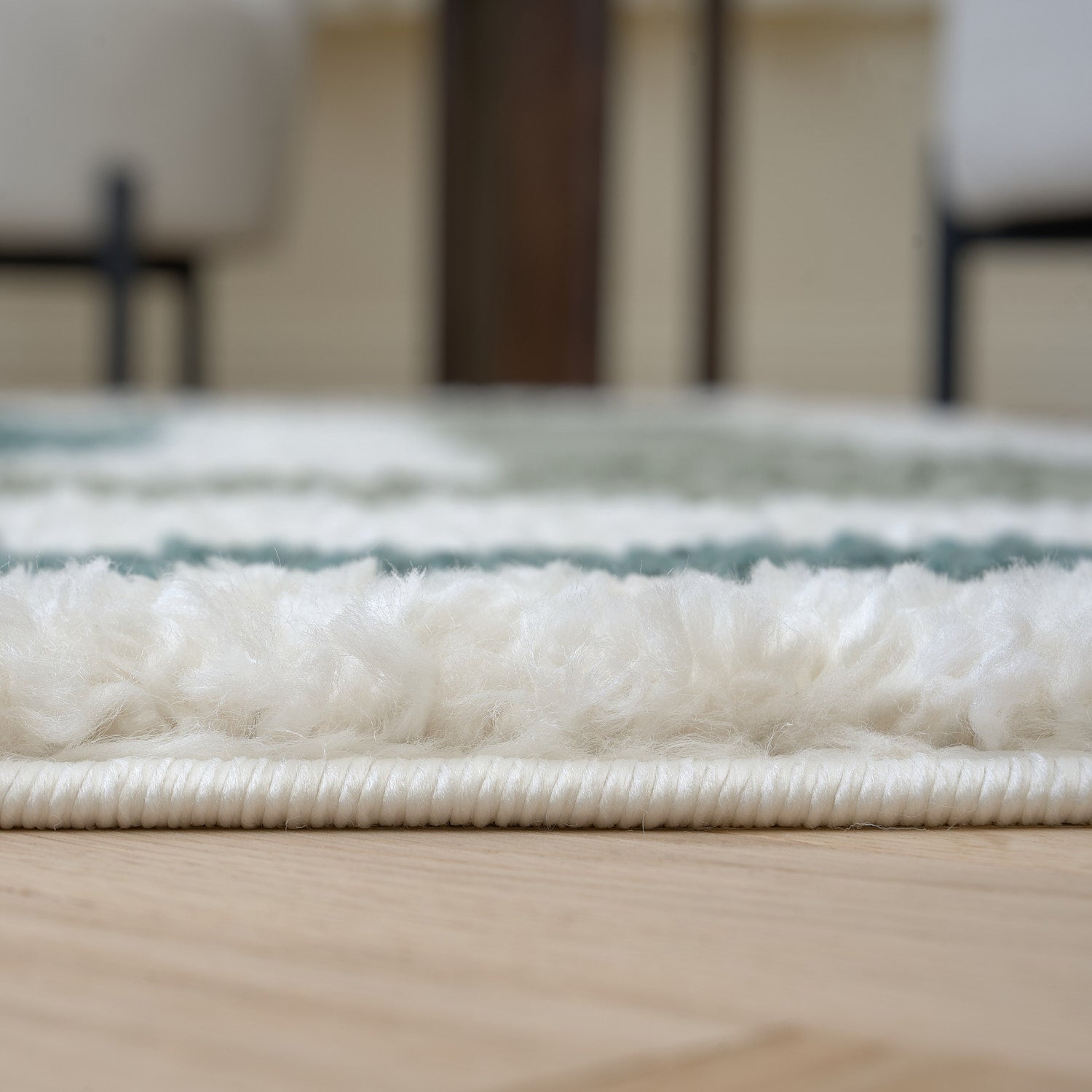 Moodi Shaggy Green Marina Rug - PN Home