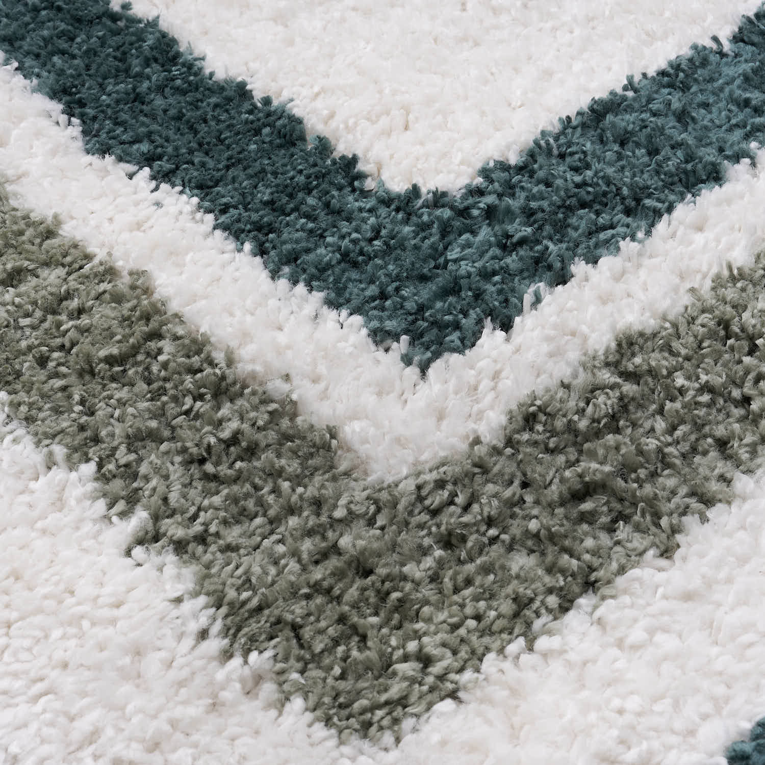 Moodi Shaggy Green Marina Rug - PN Home