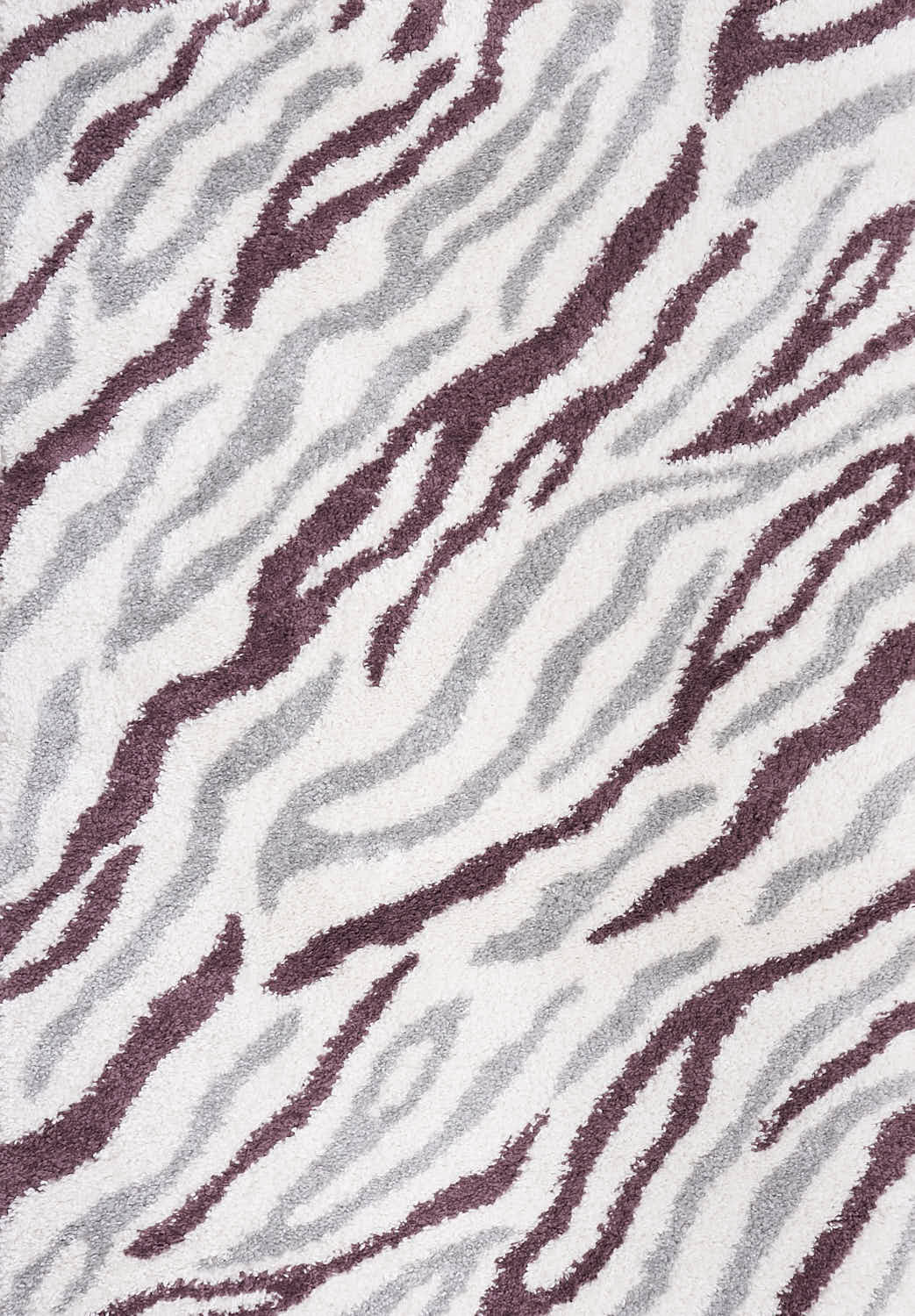 Moodi Shaggy Grey/Purple Mauvine Rug - PN Home