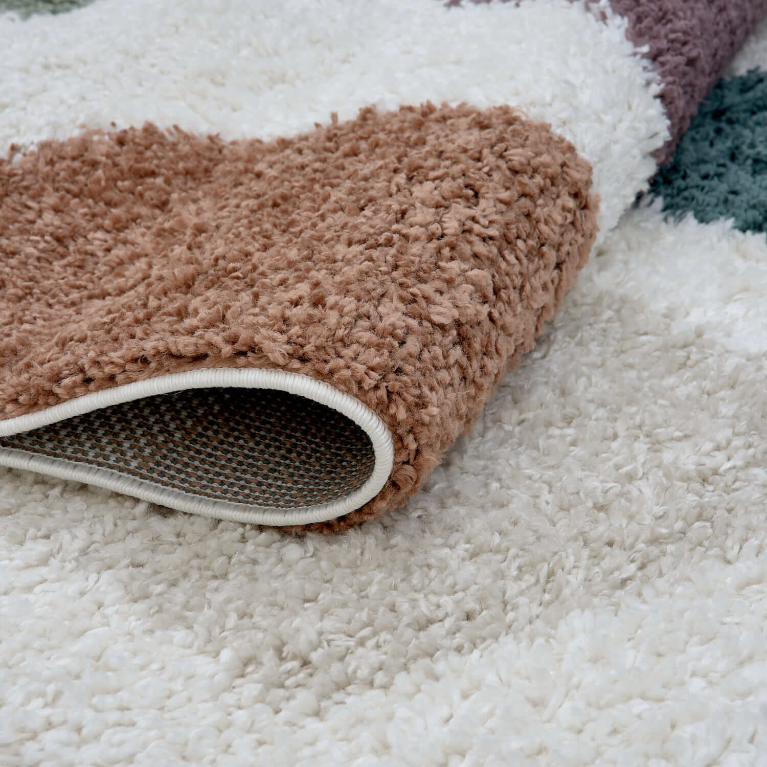 Moodi Shaggy Multicolour Mingle Rug - PN Home