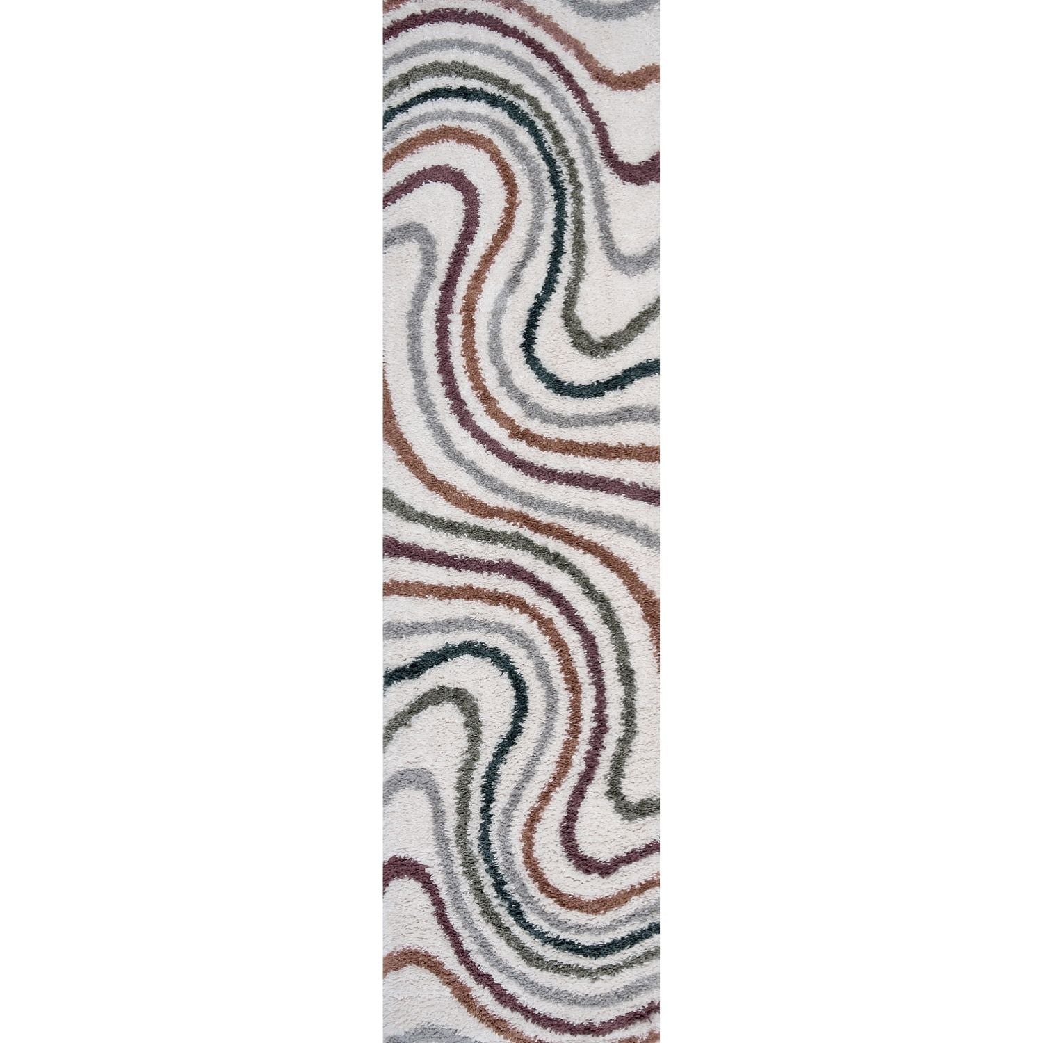 Moodi Shaggy Multicolour Mirage Rug - PN Home
