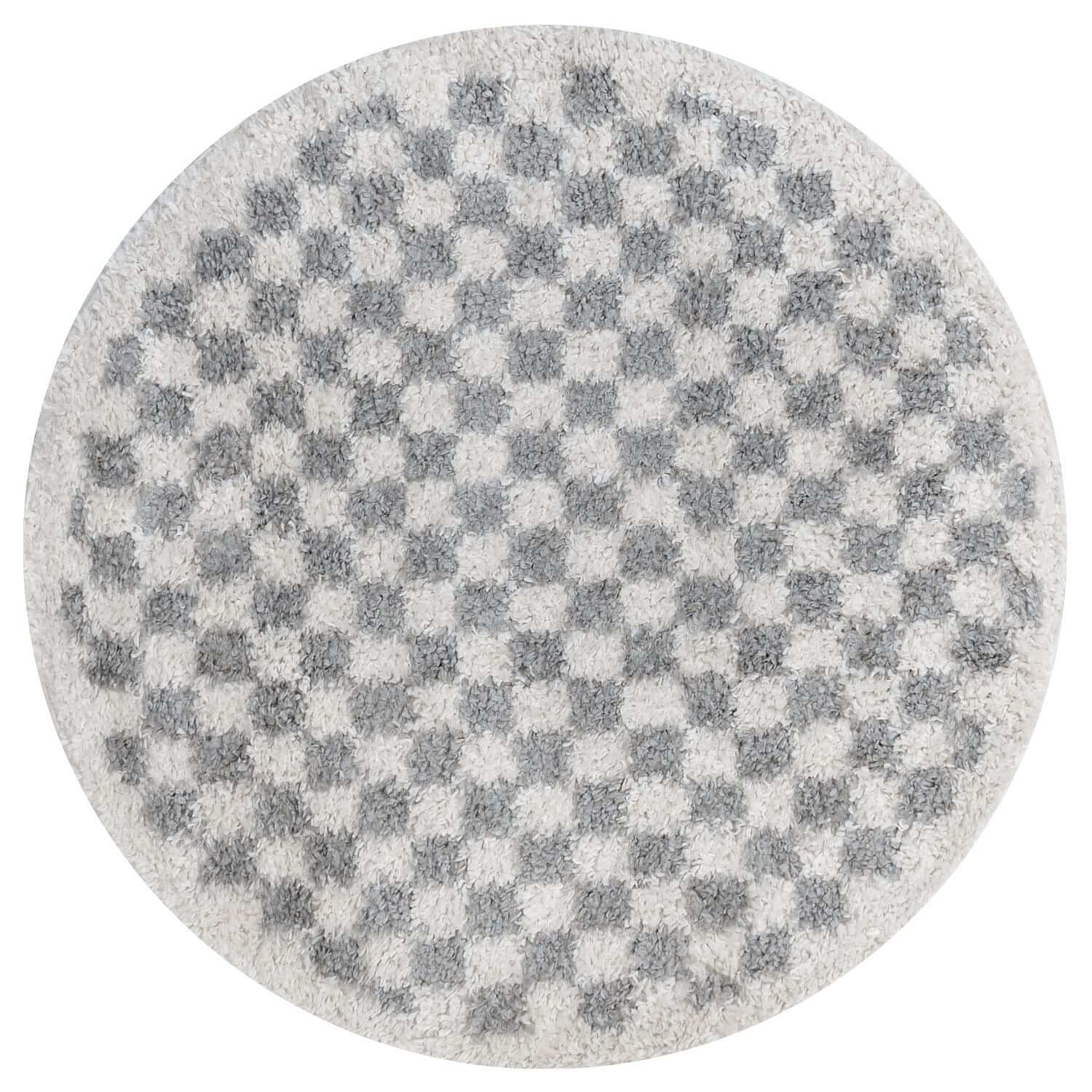 Moodi Shaggy Grey Mulberry Rug - PN Home