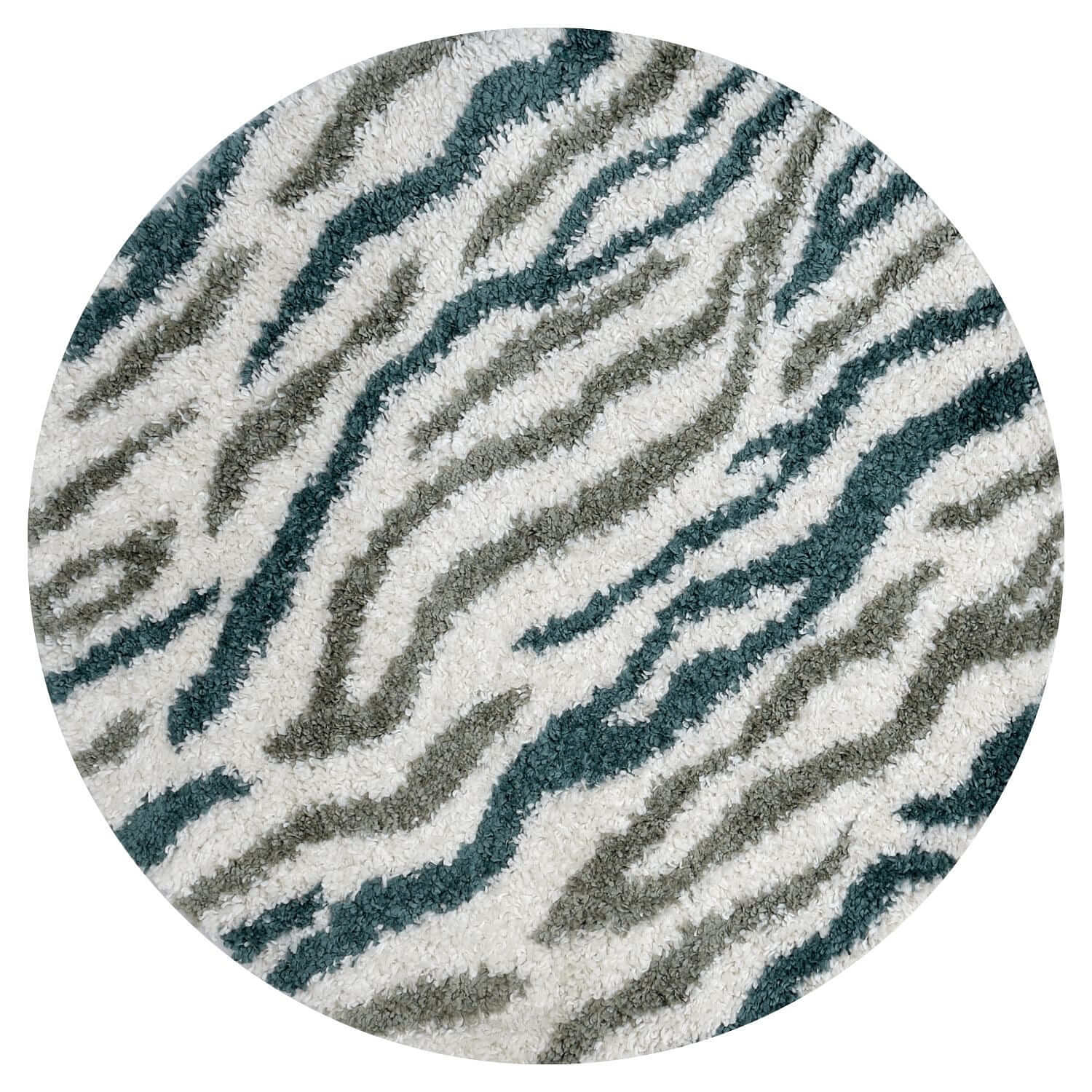 Moodi Shaggy Green Nyra Rug - PN Home