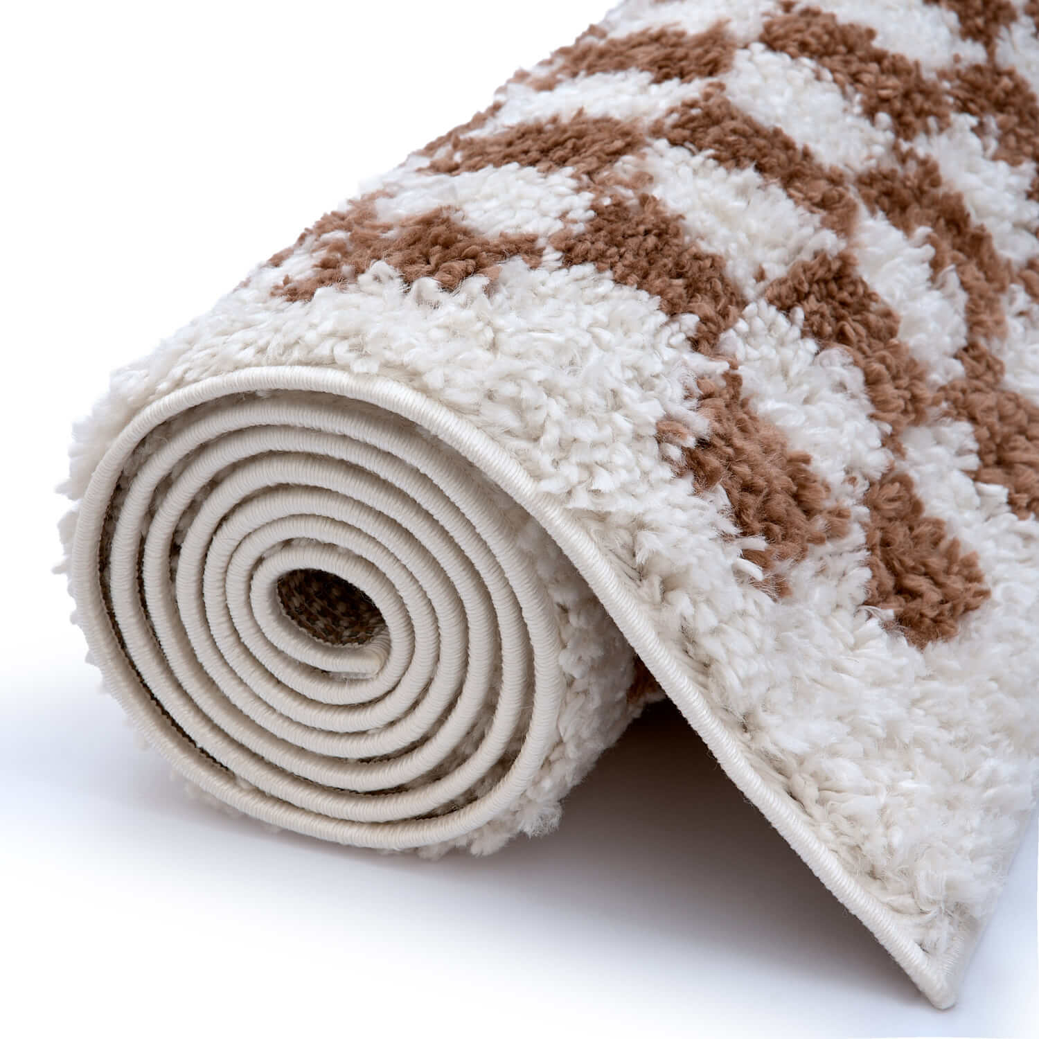 Moodi Shaggy Terra Pixelate Rug - PN Home