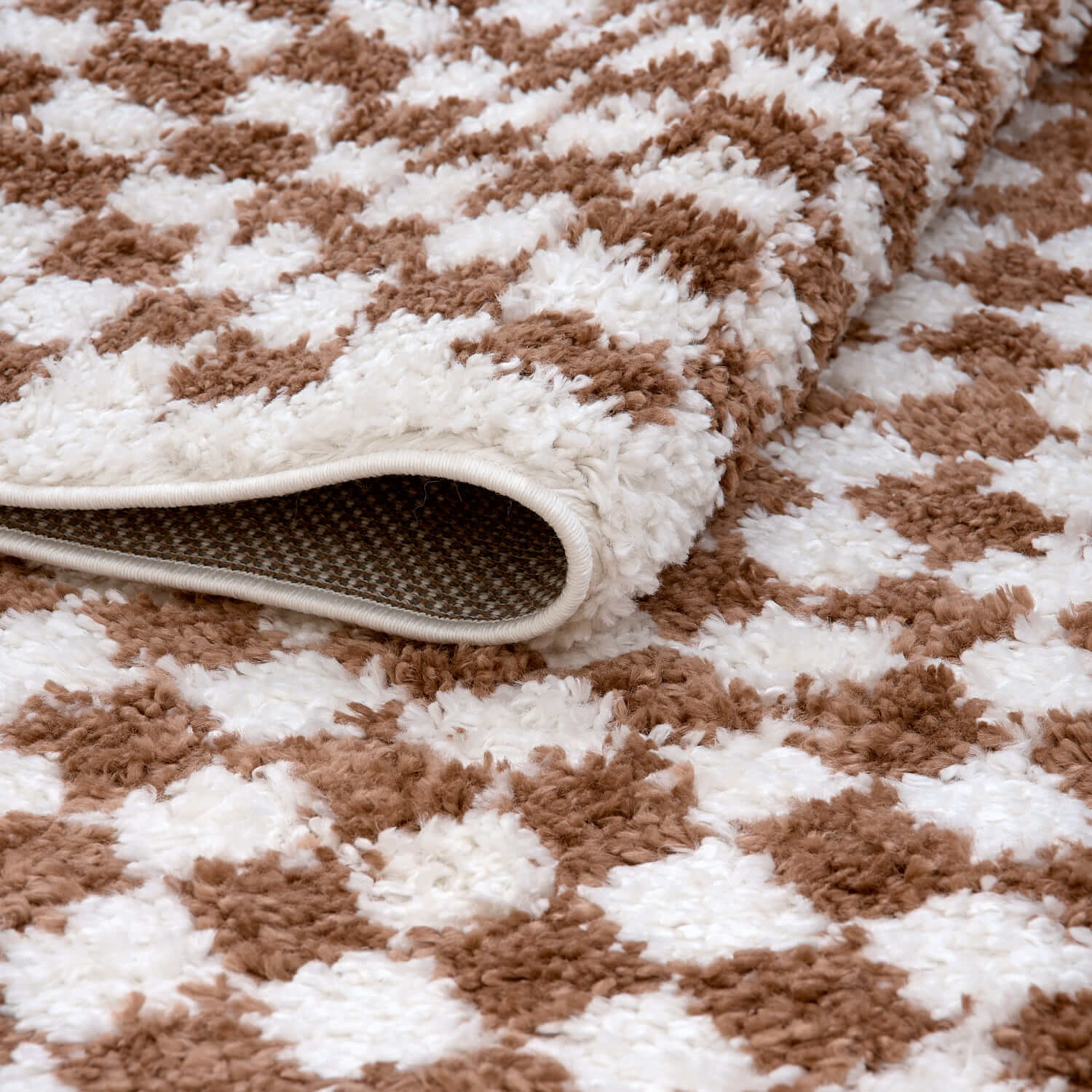 Moodi Shaggy Terra Pixelate Rug - PN Home