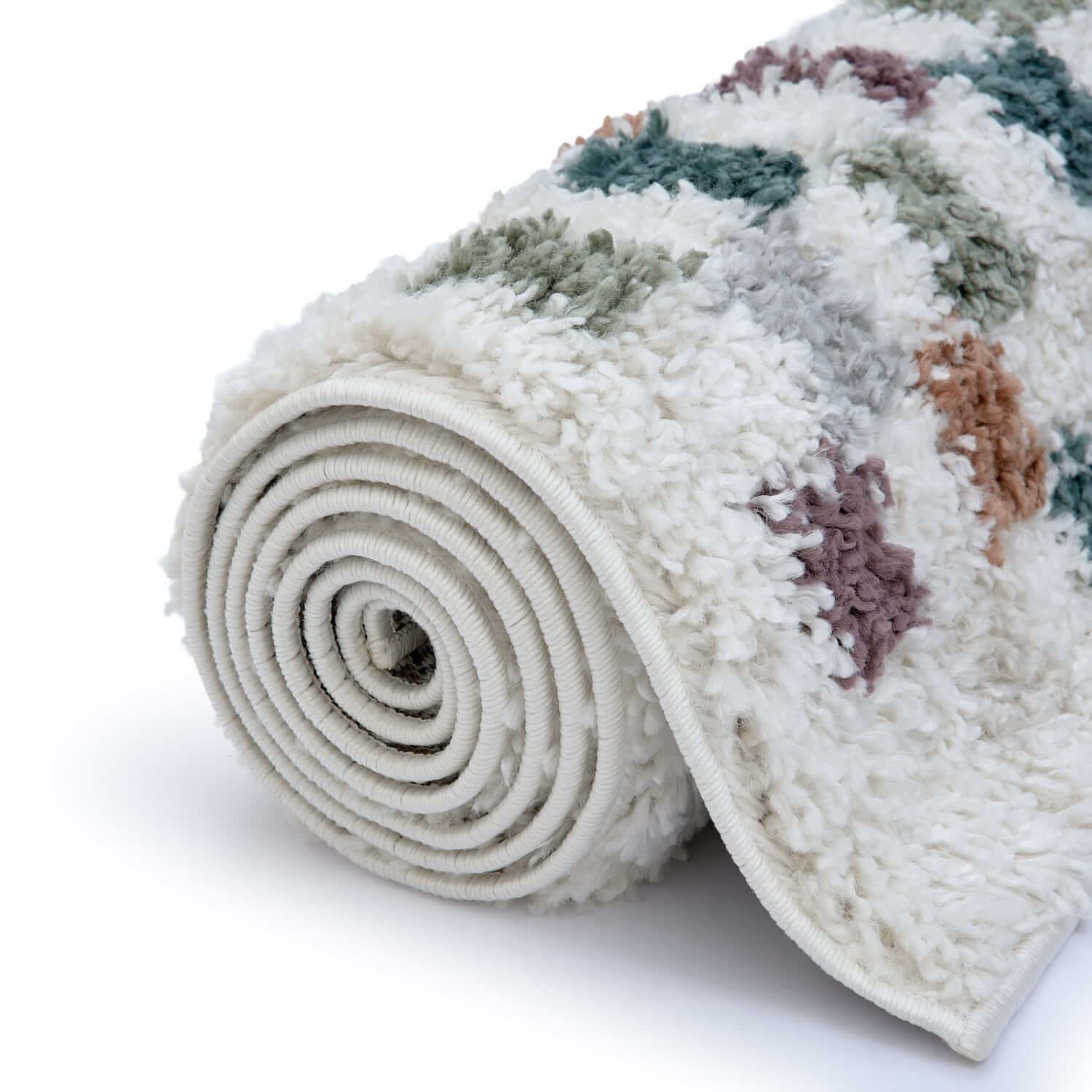 Moodi Shaggy Multicolour Pulseway Rug - PN Home