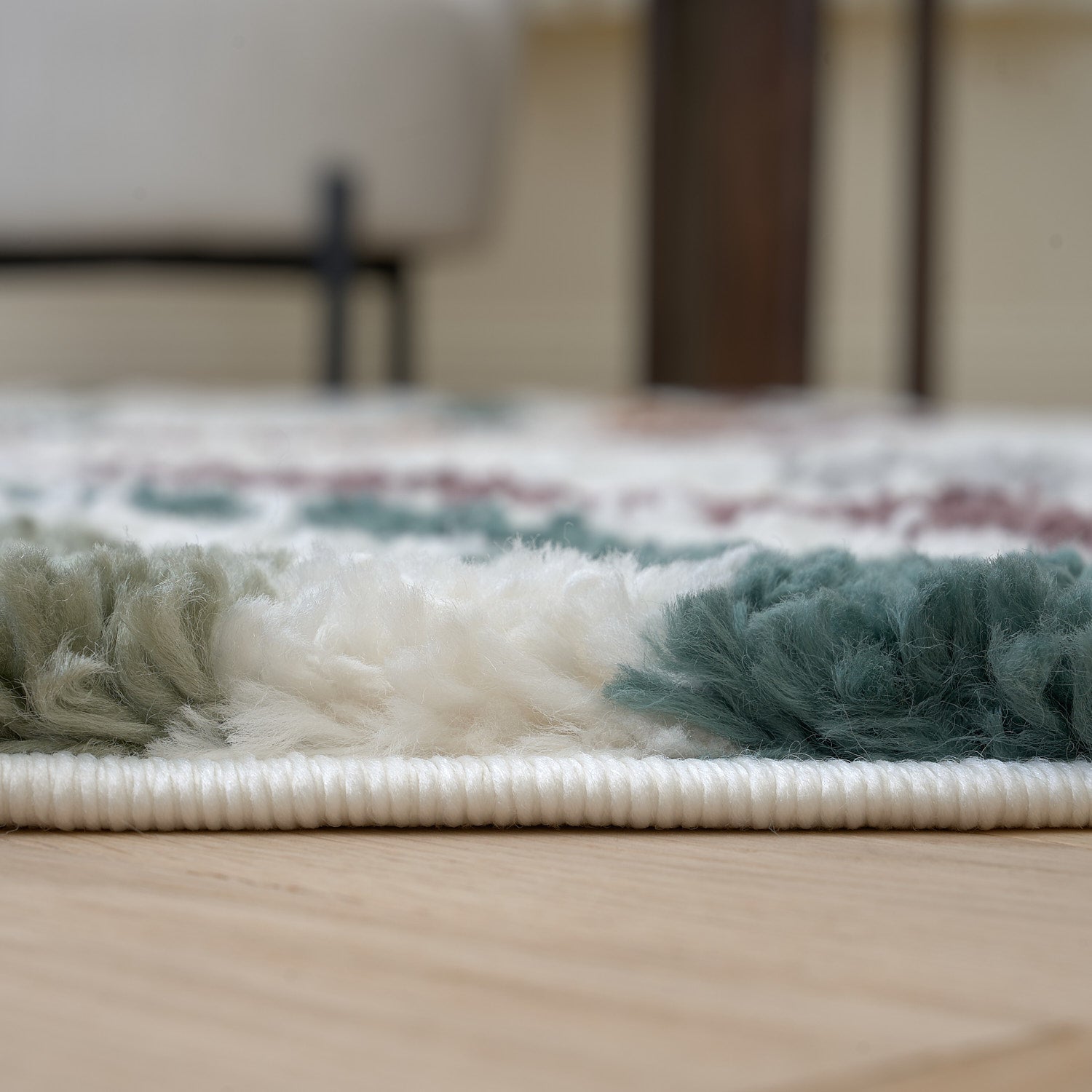 Moodi Shaggy Multicolour Raincat Rug - PN Home