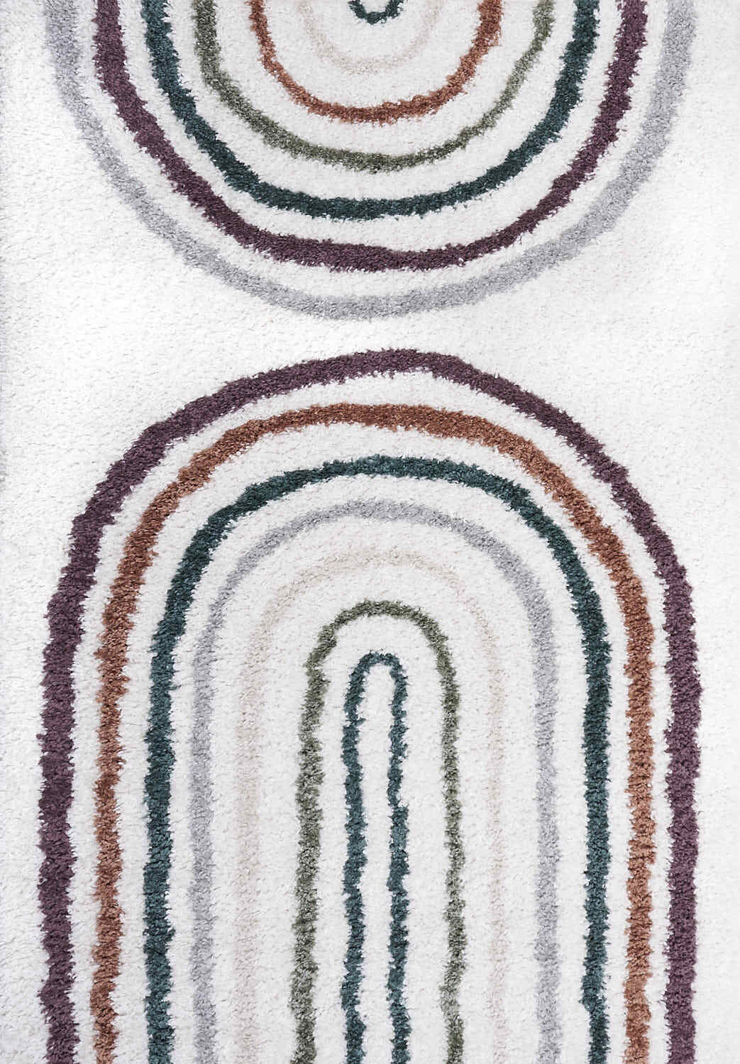 Moodi Shaggy Multicolour Raincat Rug - PN Home
