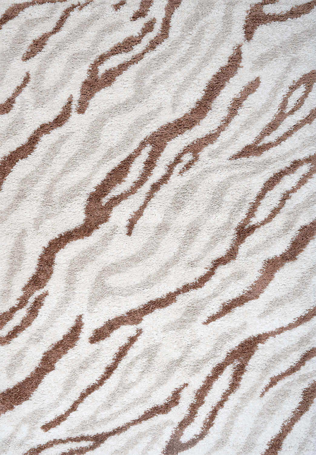 Moodi Shaggy Cream/Terra Savara Rug - PN Home