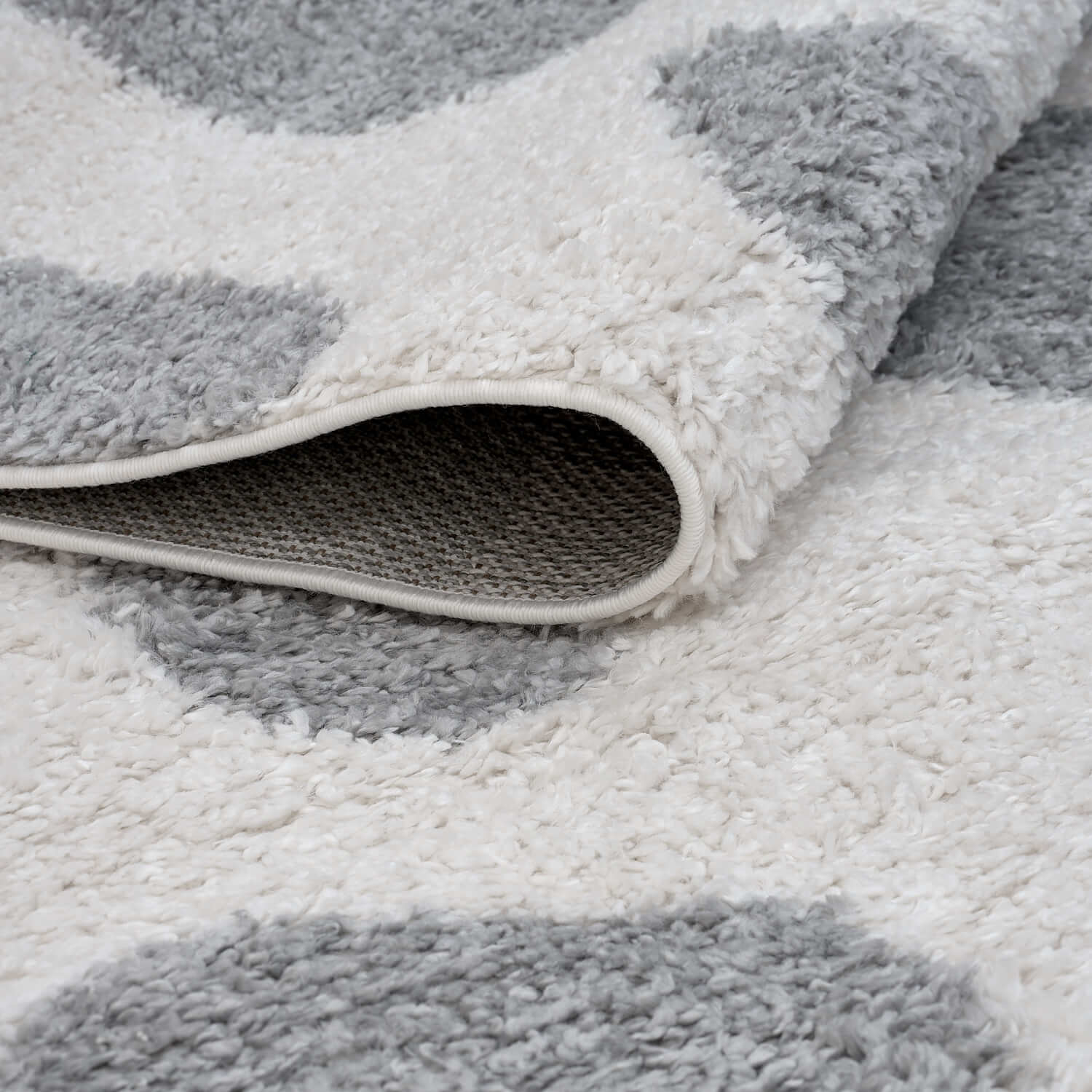 Moodi Shaggy Grey Tarn Rug - PN Home