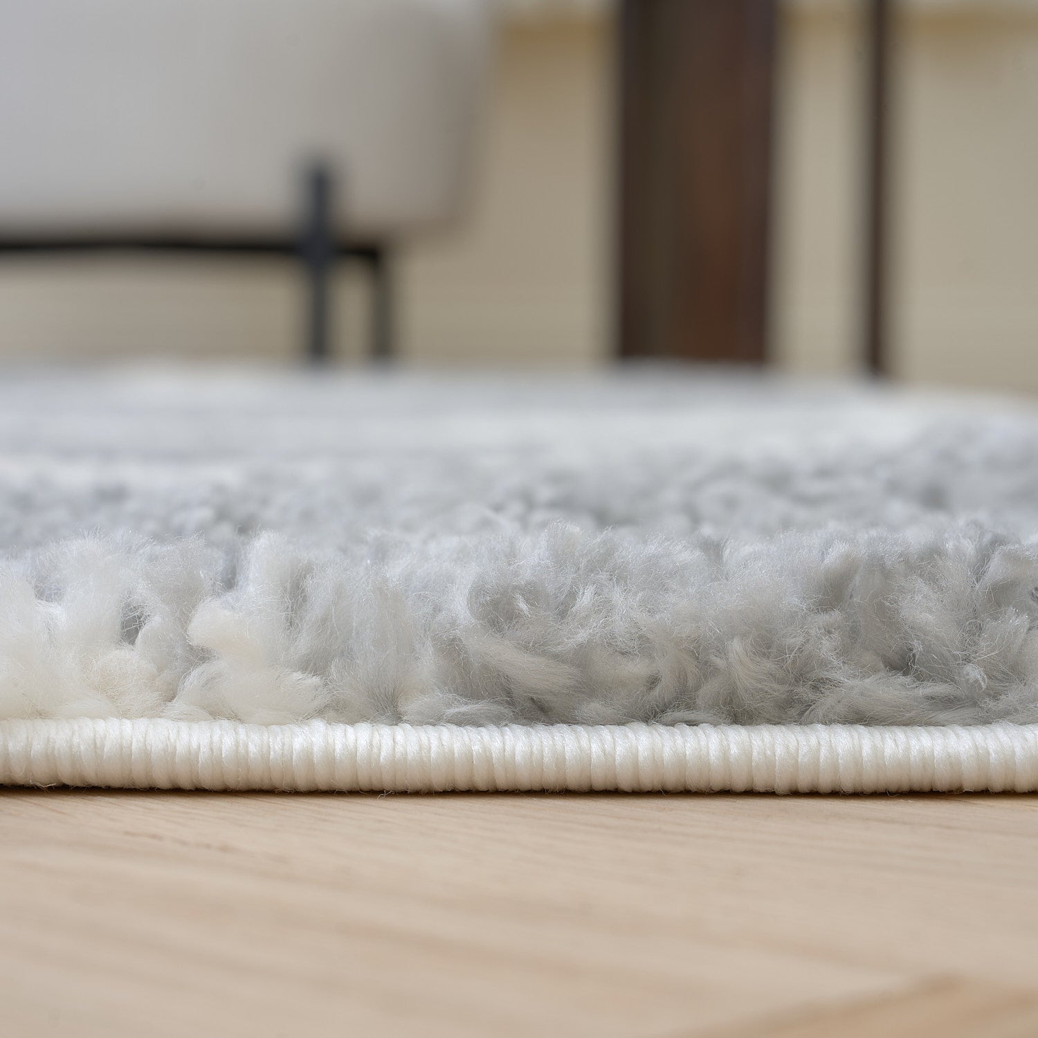 Moodi Shaggy Grey Tarn Rug - PN Home