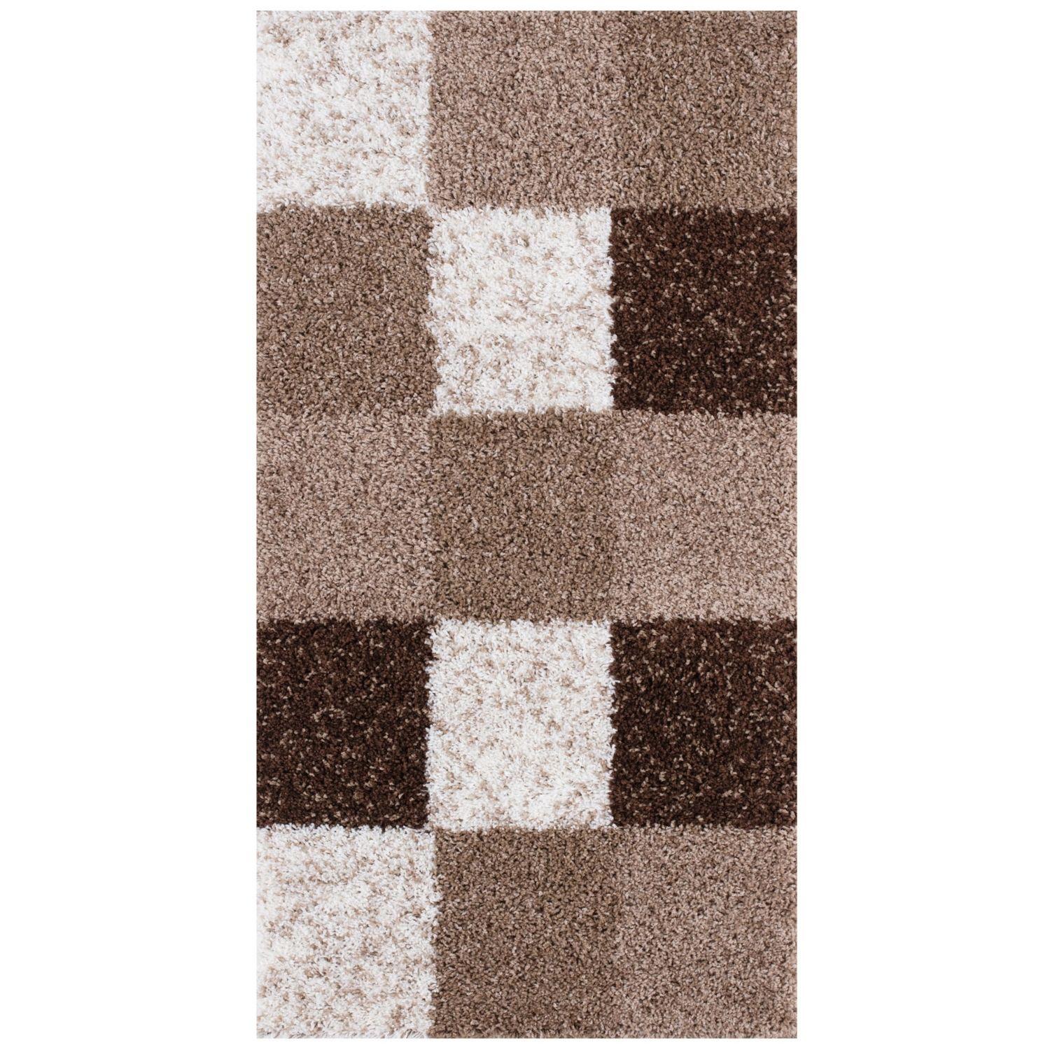 Myshaggy Geometric Brown Rug - PN Home