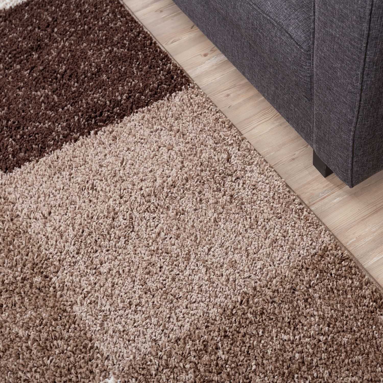 Myshaggy Geometric Brown Rug - PN Home