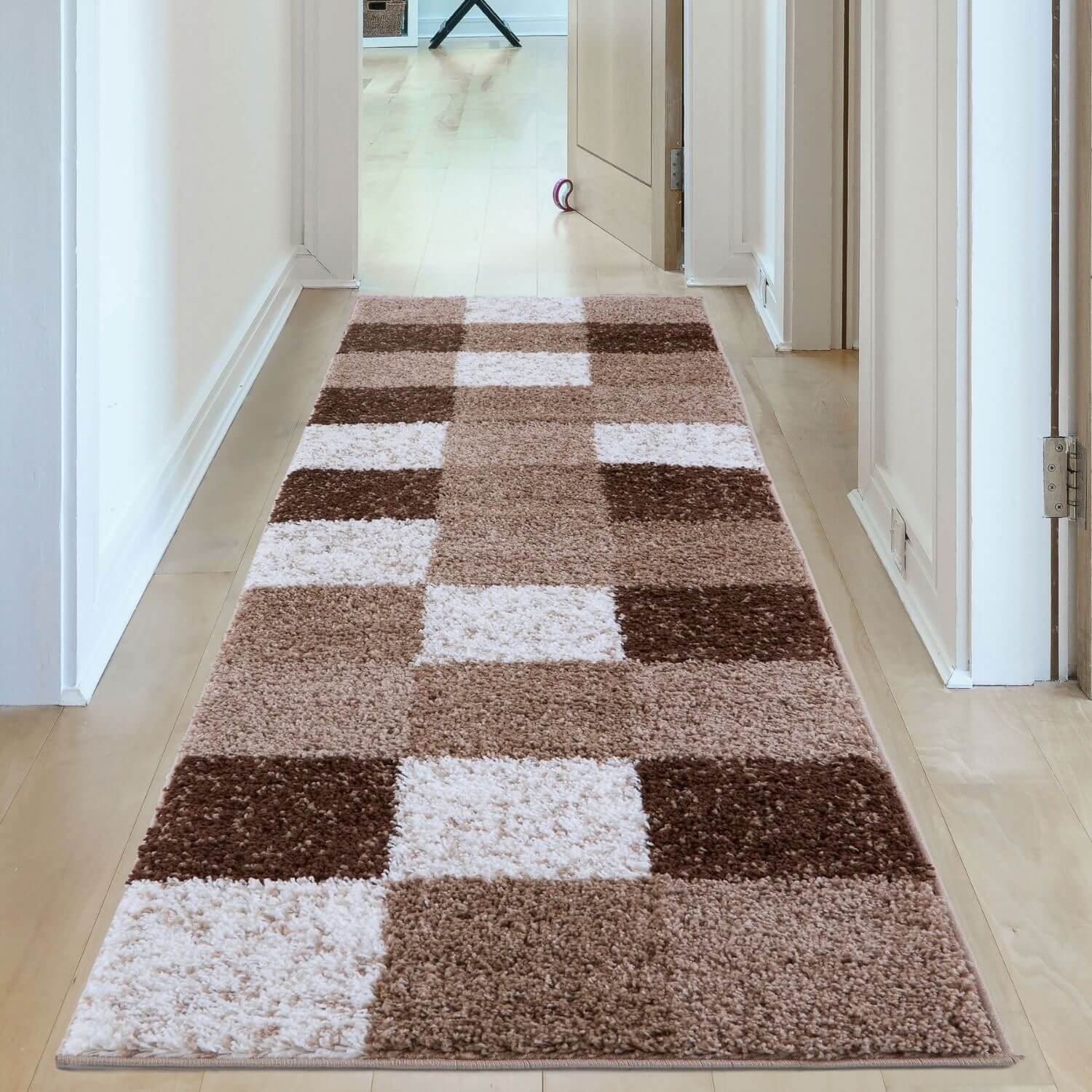 Myshaggy Geometric Brown Rug - PN Home