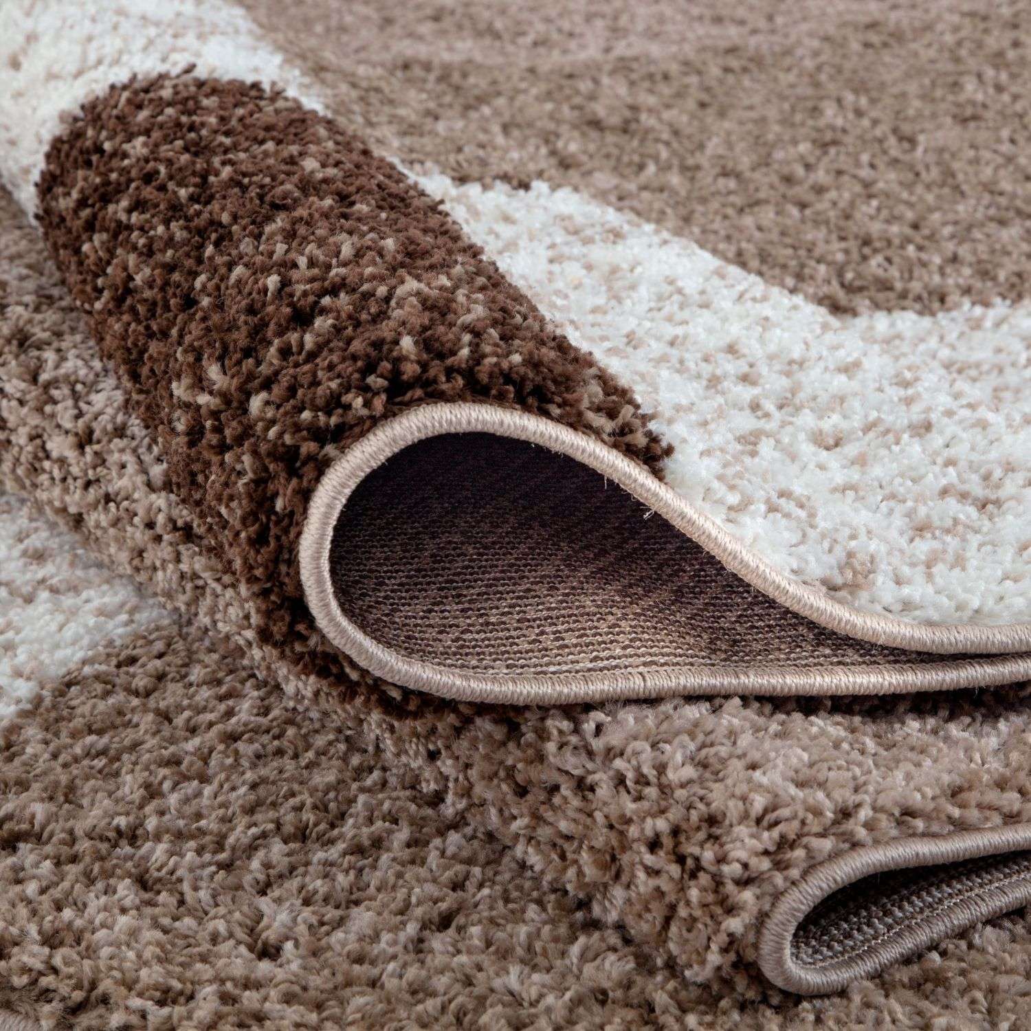 Myshaggy Geometric Brown Rug - PN Home