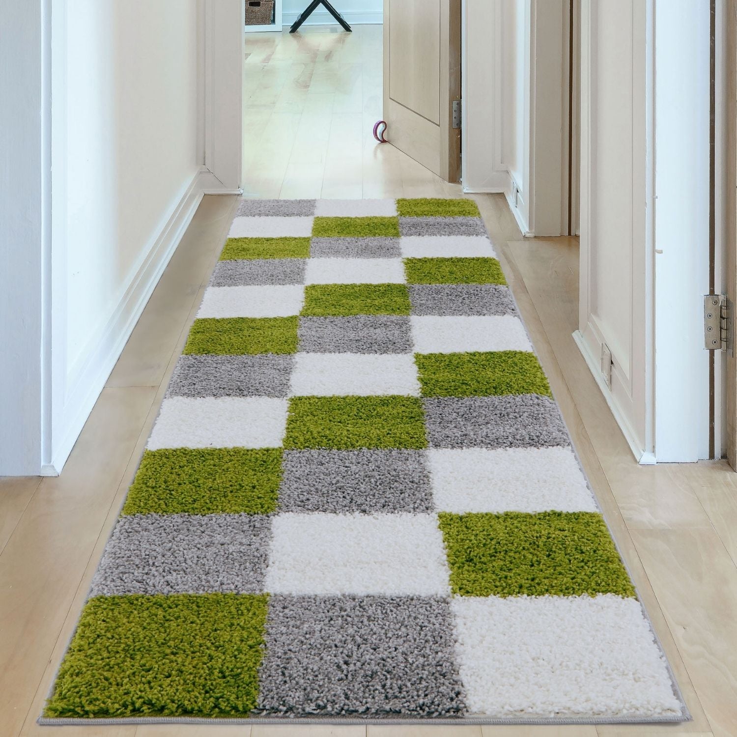 Myshaggy Geometric Green Rug - PN Home