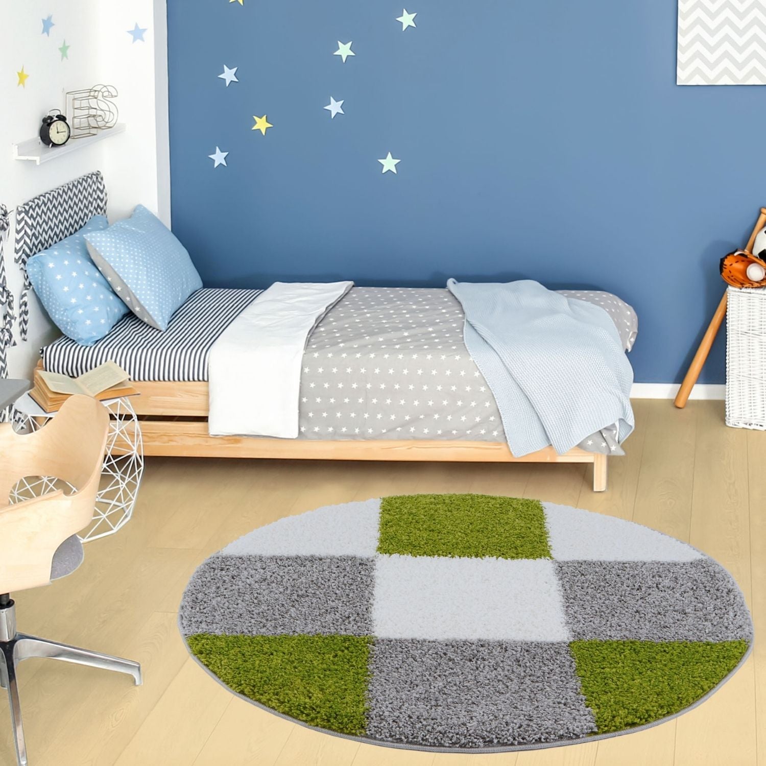 Myshaggy Geometric Green Rug - PN Home