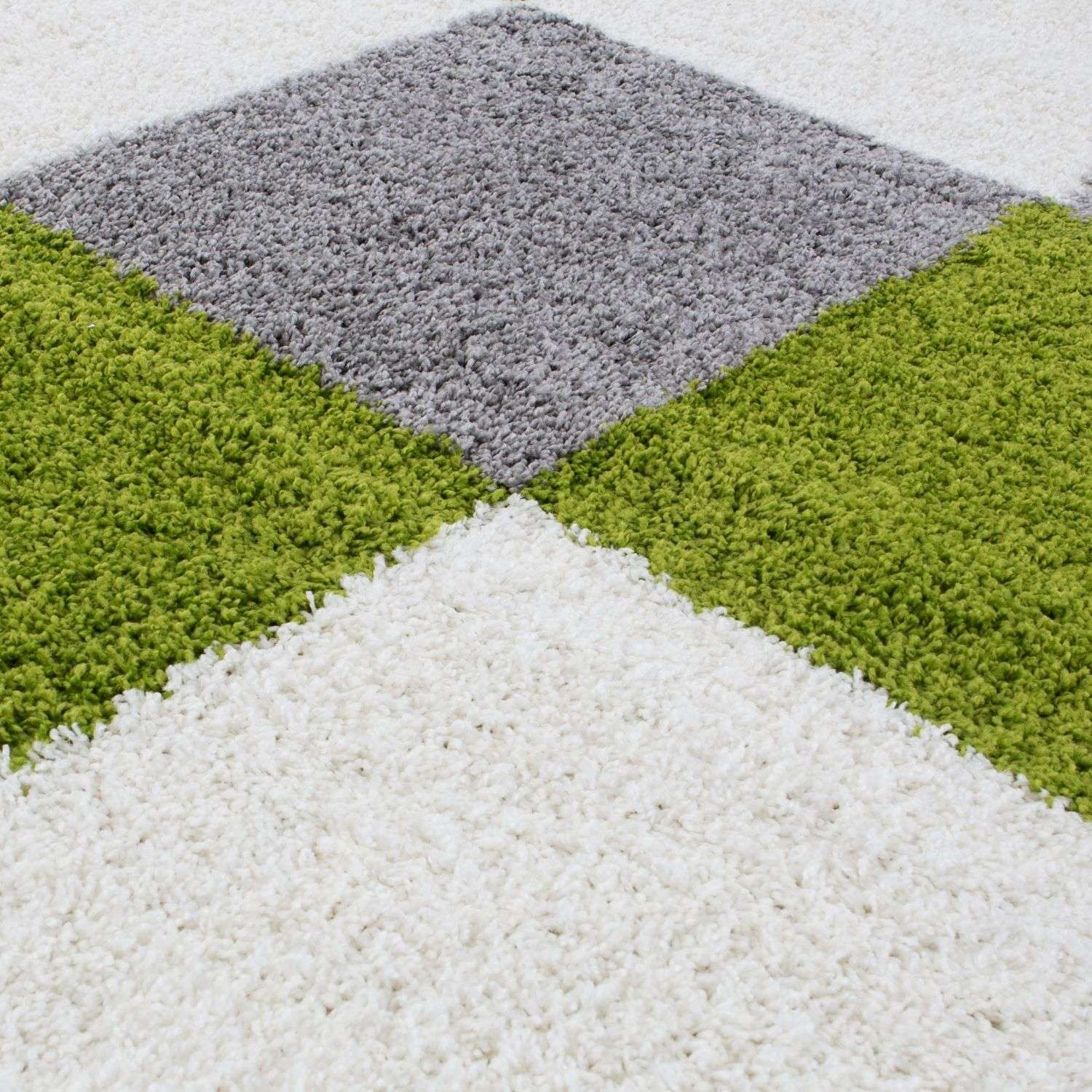 Myshaggy Geometric Green Rug - PN Home