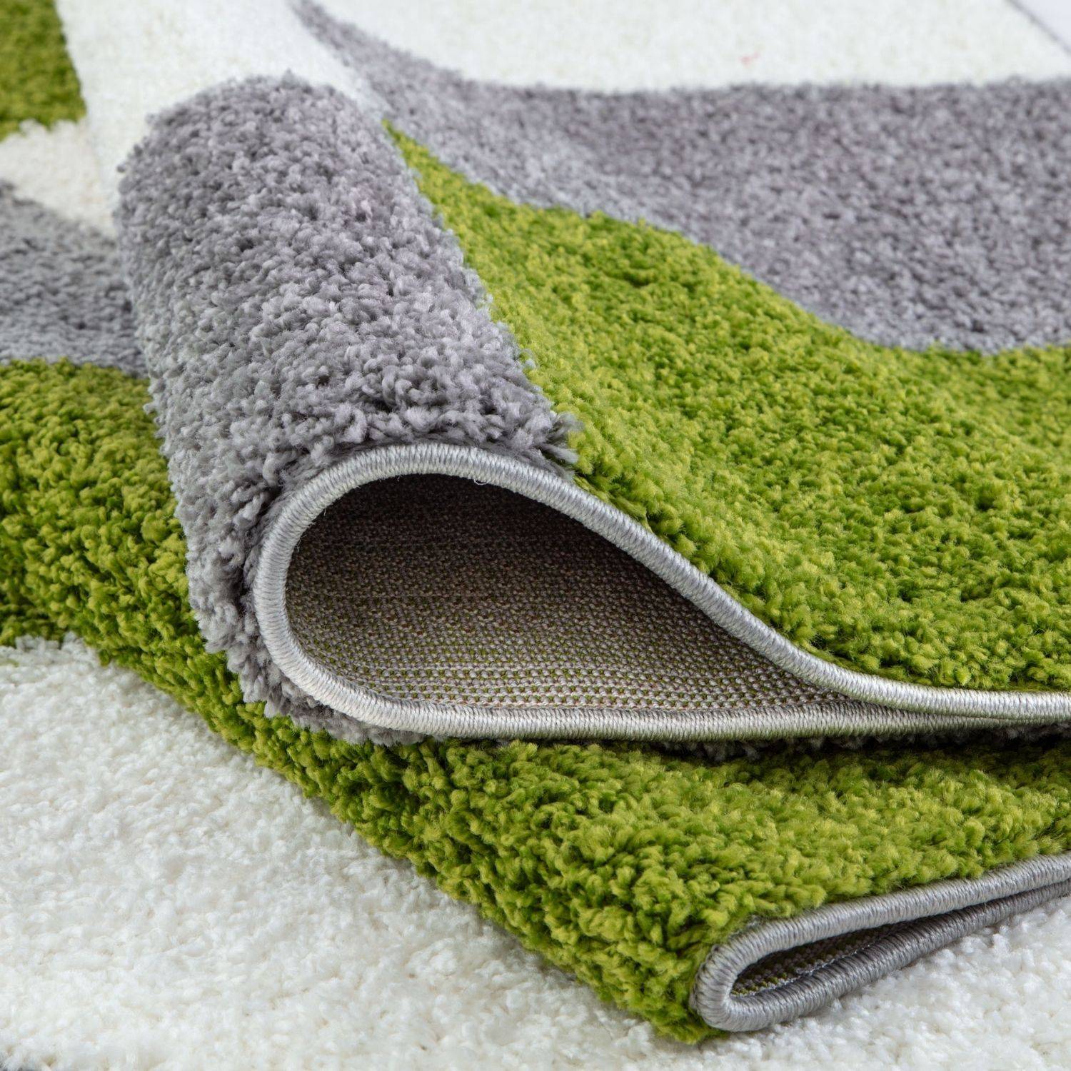 Myshaggy Geometric Green Rug - PN Home