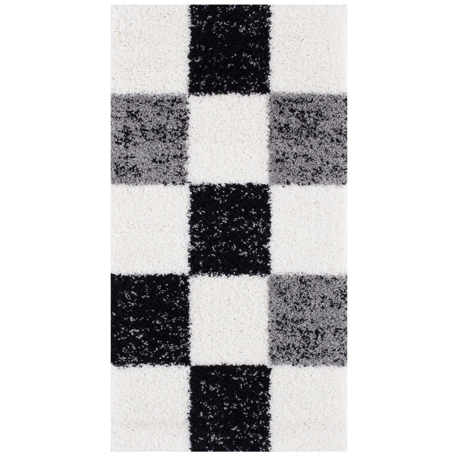 Myshaggy Geometric Grey Rug - PN Home