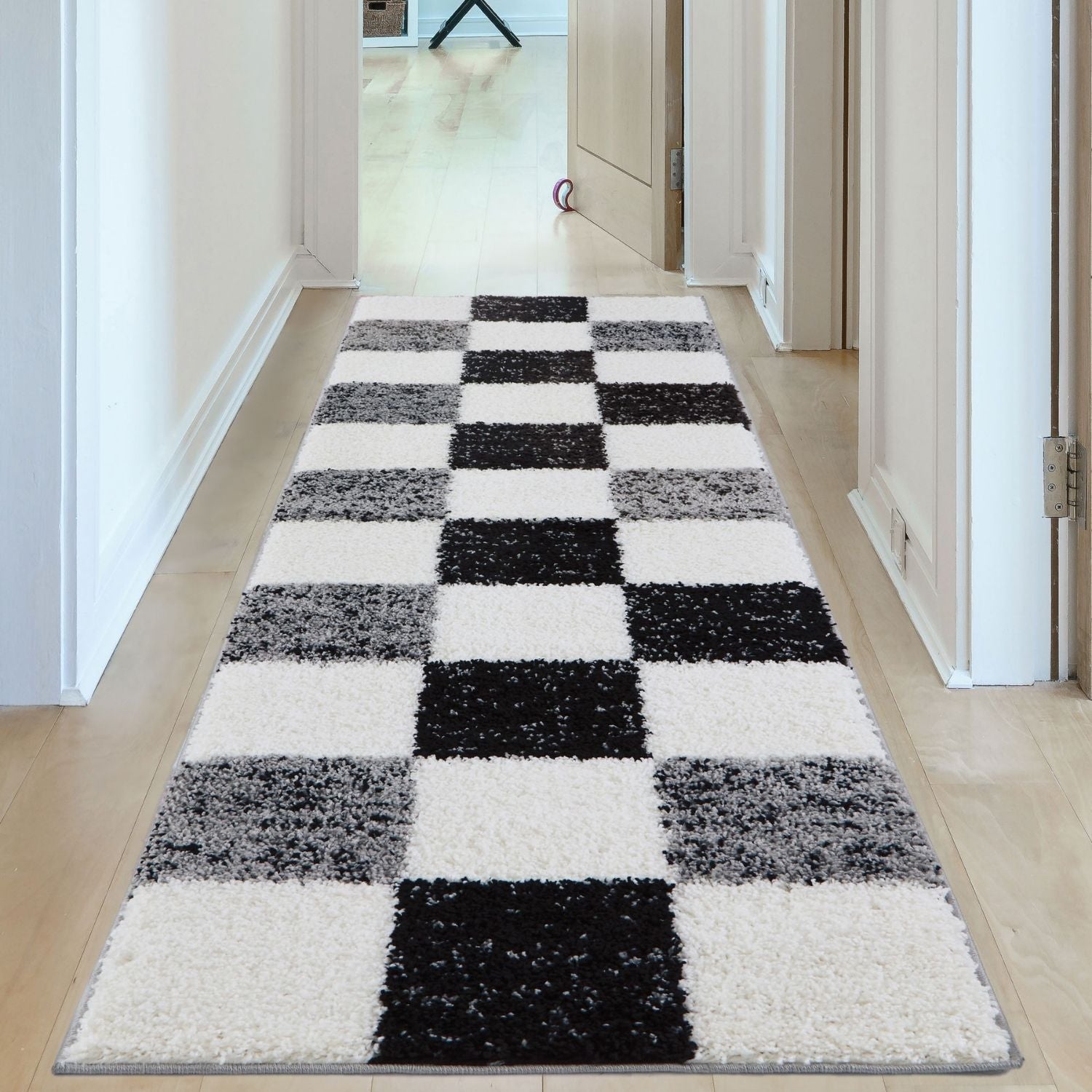 Myshaggy Geometric Grey Rug - PN Home