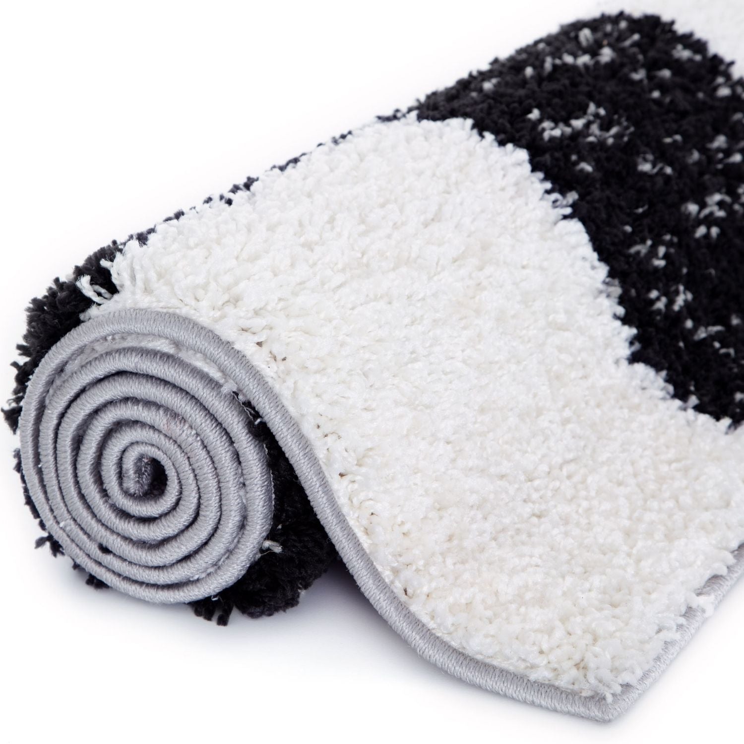 Myshaggy Geometric Grey Rug - PN Home