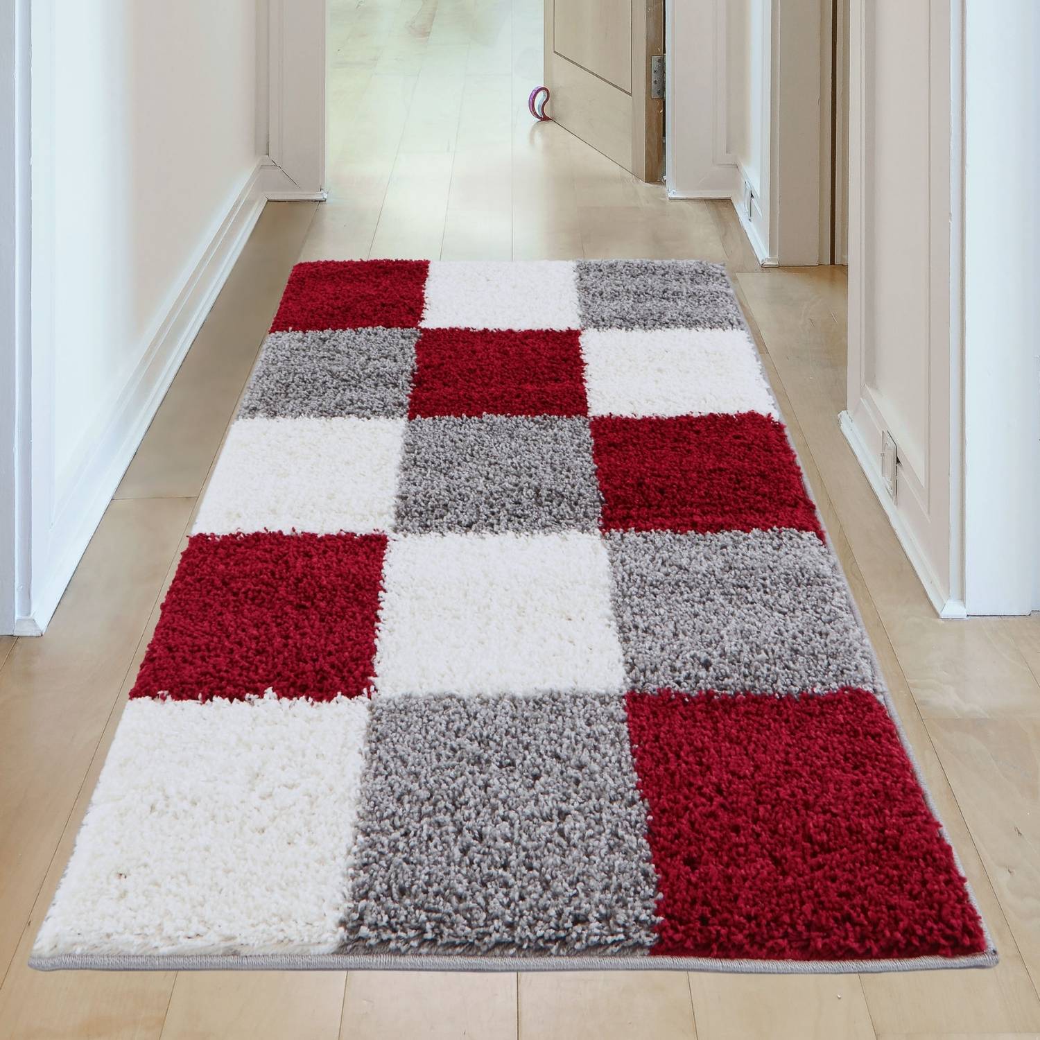 Myshaggy Geometric Red Rug - PN Home
