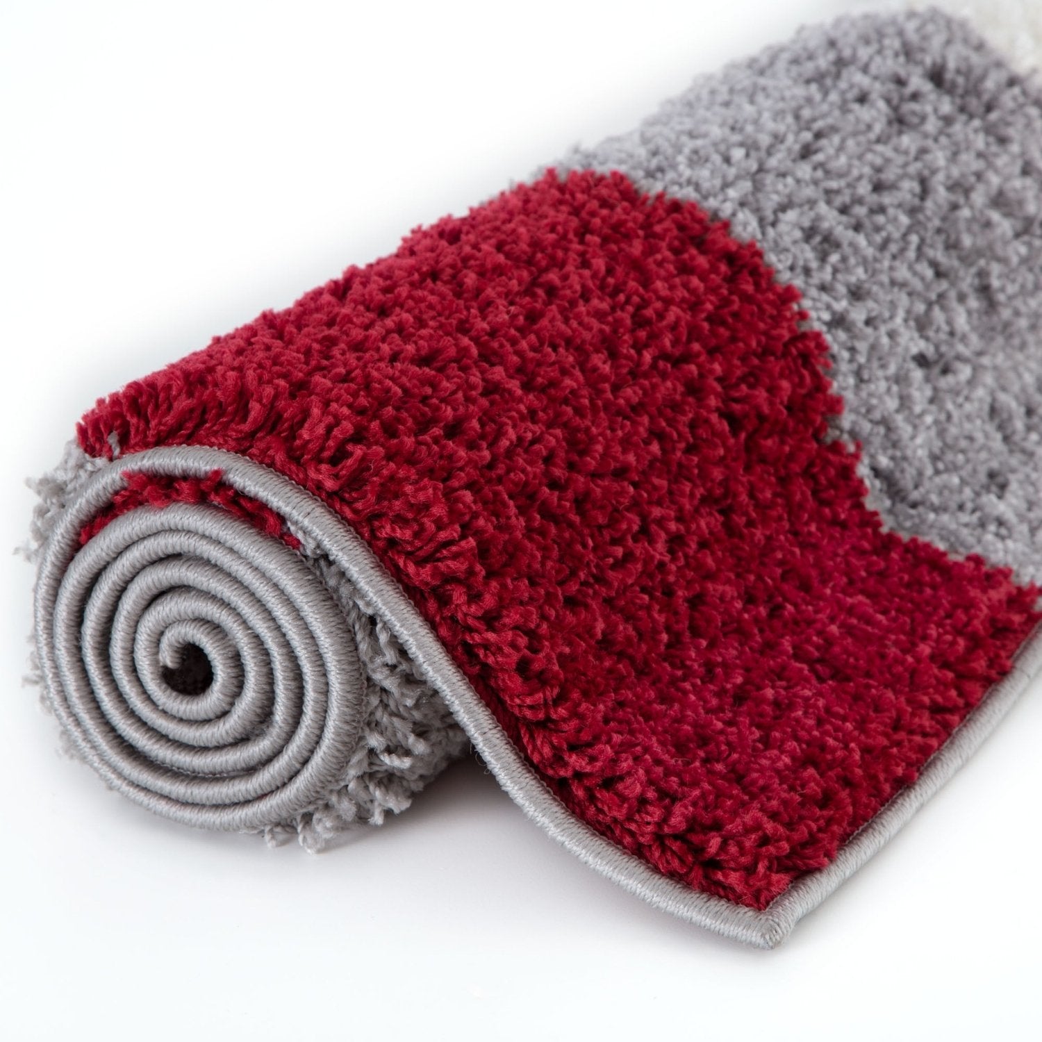 Myshaggy Geometric Red Rug - PN Home