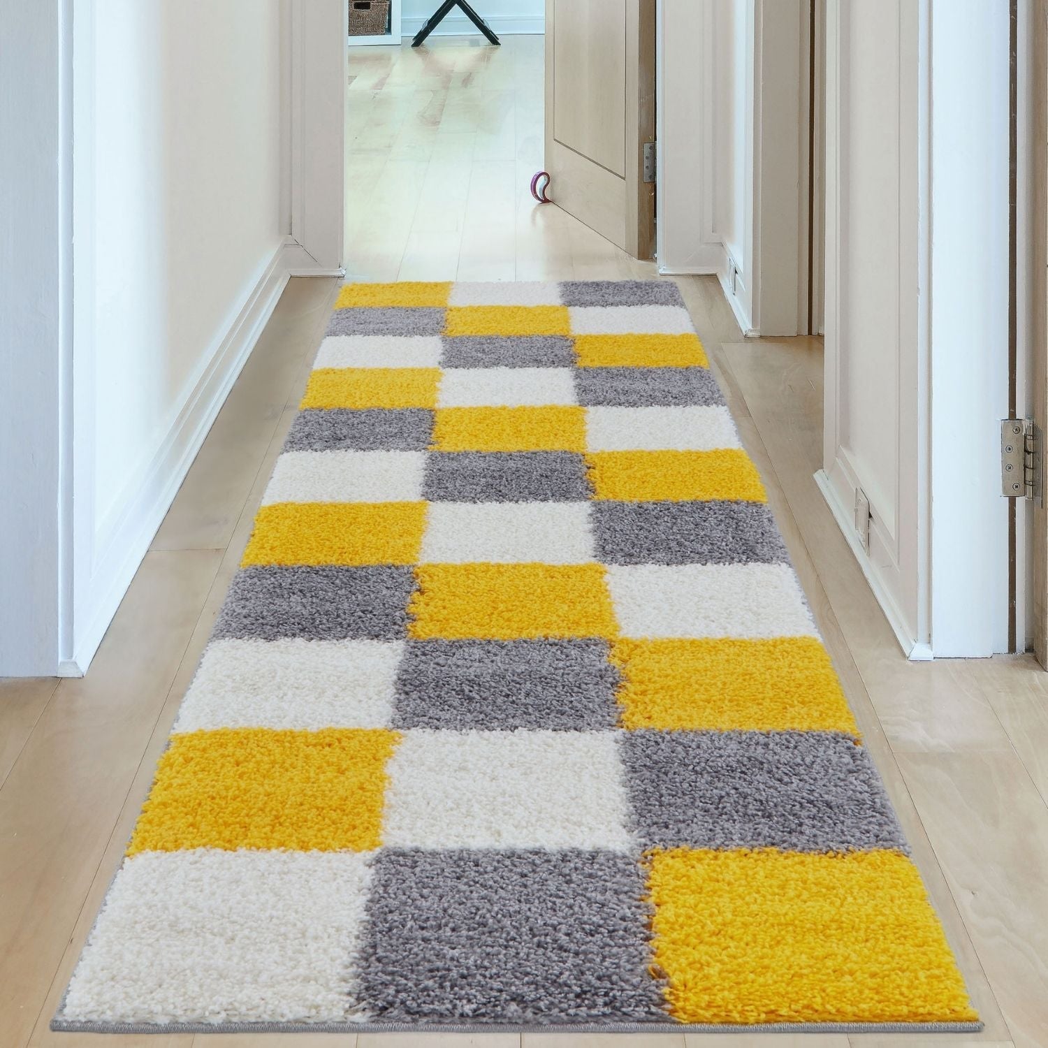 Myshaggy Geometric Yellow Rug - PN Home
