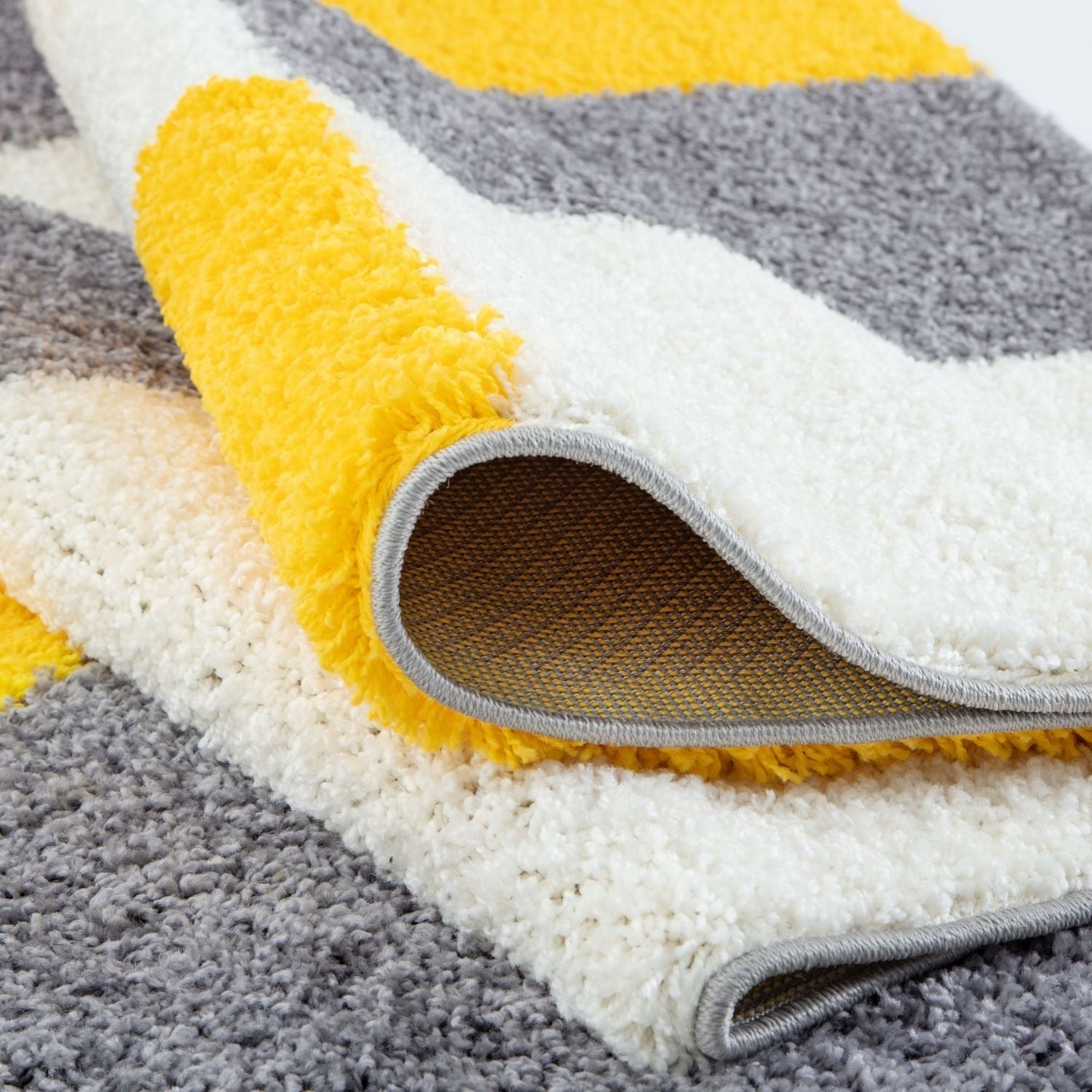 Myshaggy Geometric Yellow Rug - PN Home