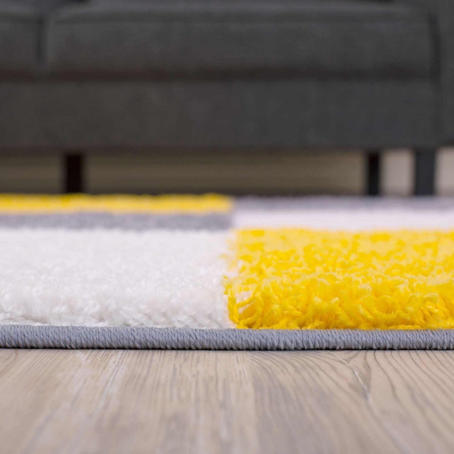 Myshaggy Geometric Yellow Rug - PN Home