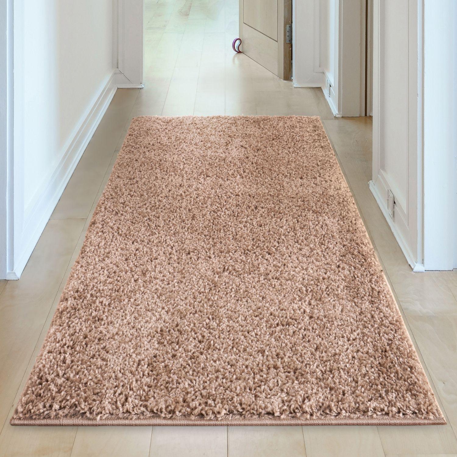 Myshaggy Solid Beige Rug - PN Home