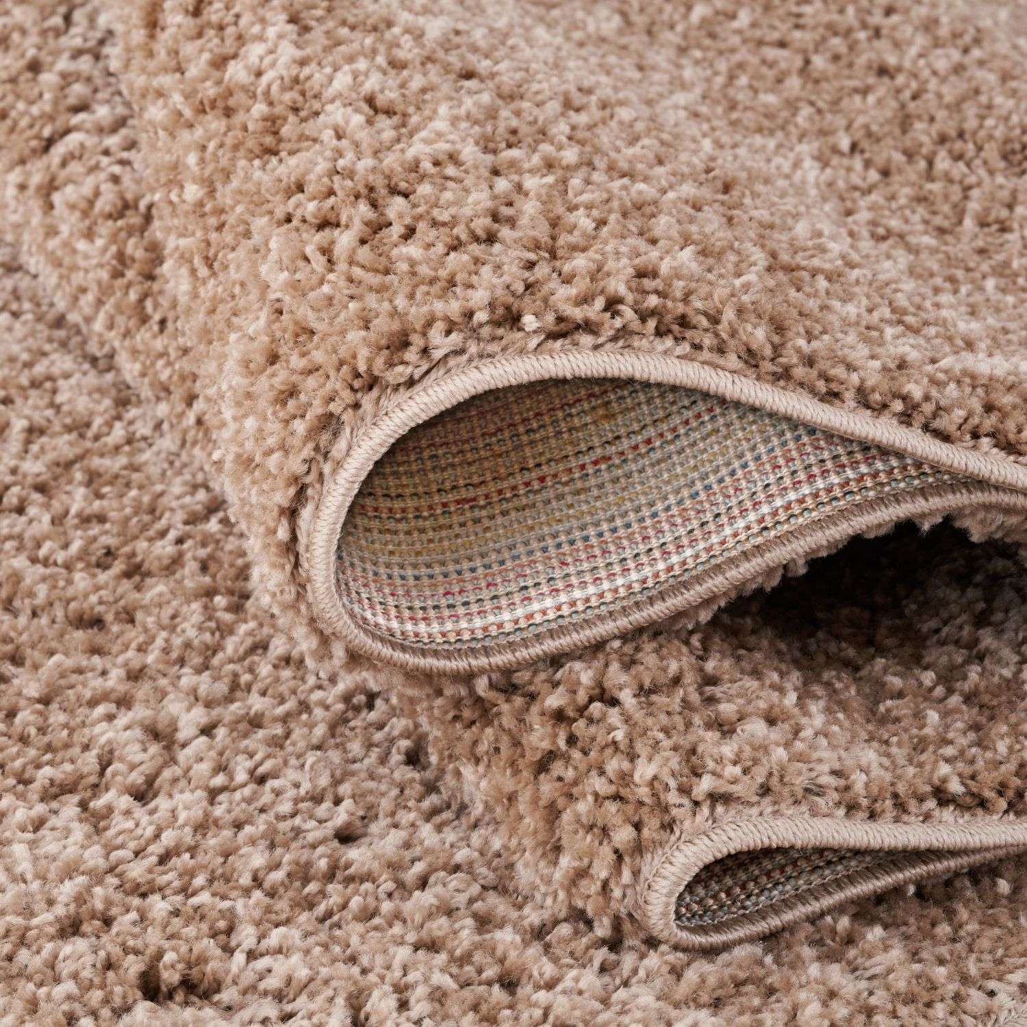 Myshaggy Solid Beige Rug - PN Home
