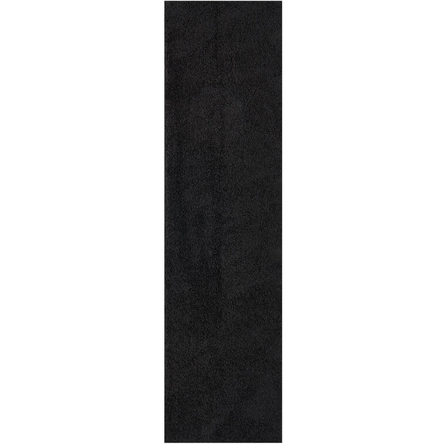 Myshaggy Solid Black Rug - PN Home