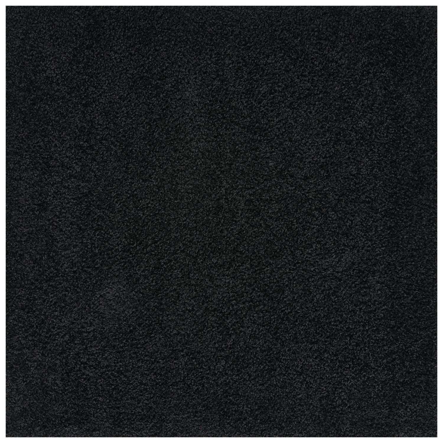 Myshaggy Solid Black Rug - PN Home