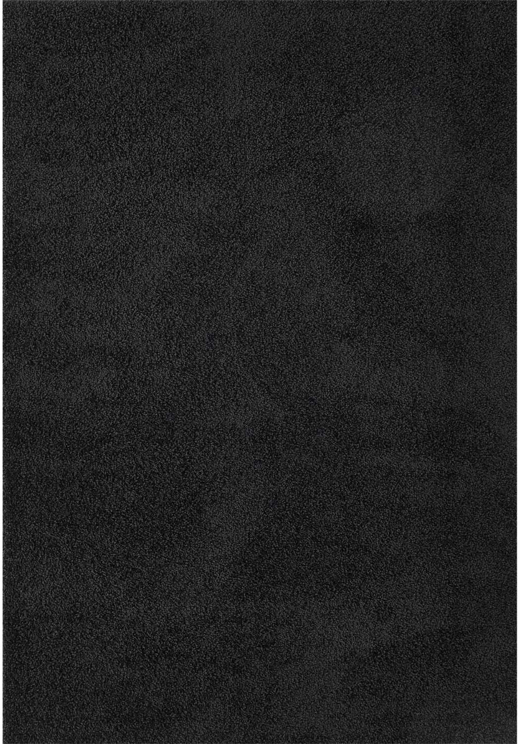 Myshaggy Solid Black Rug - PN Home
