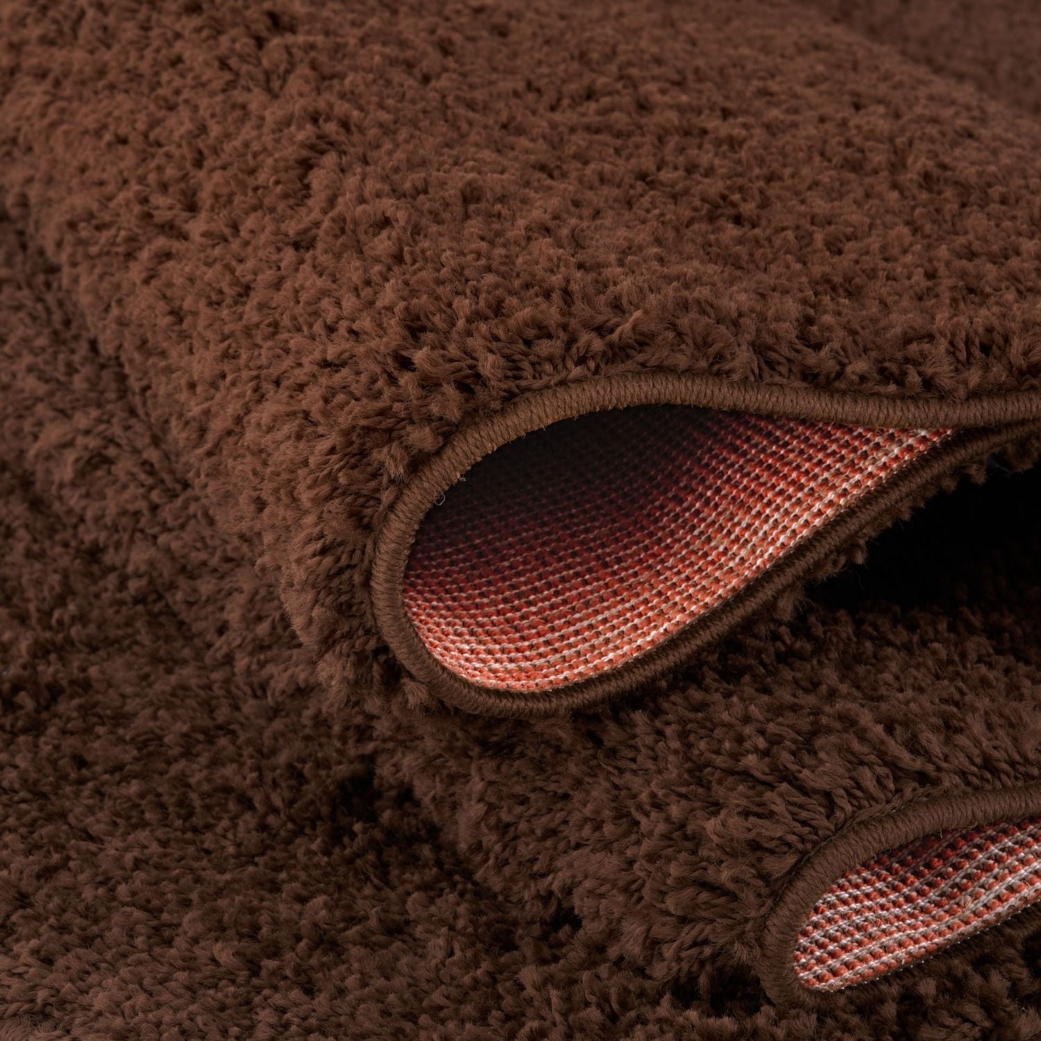 Myshaggy Solid Brown Rug - PN Home