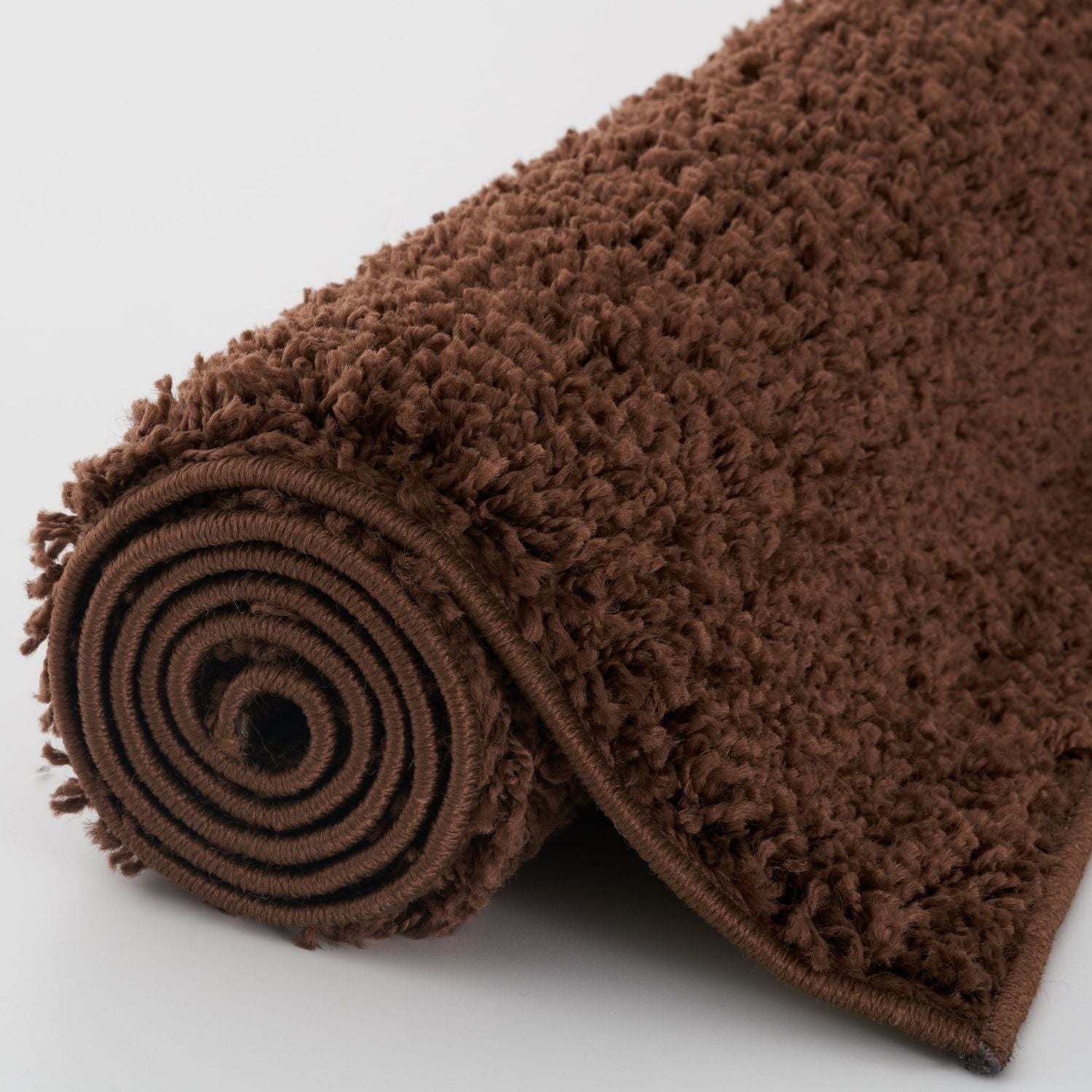 Myshaggy Solid Brown Rug - PN Home