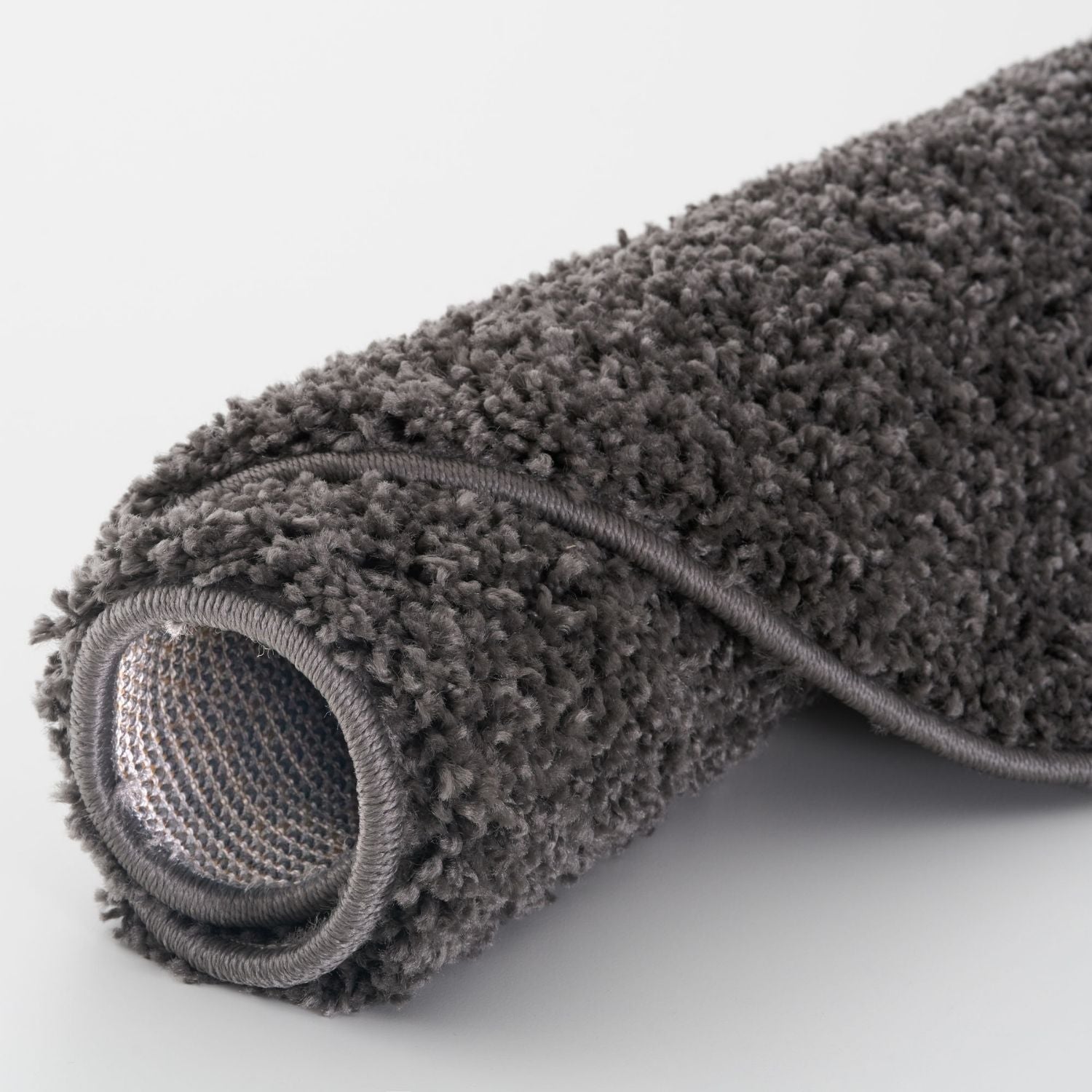 Myshaggy Solid Dark Grey Rug - PN Home