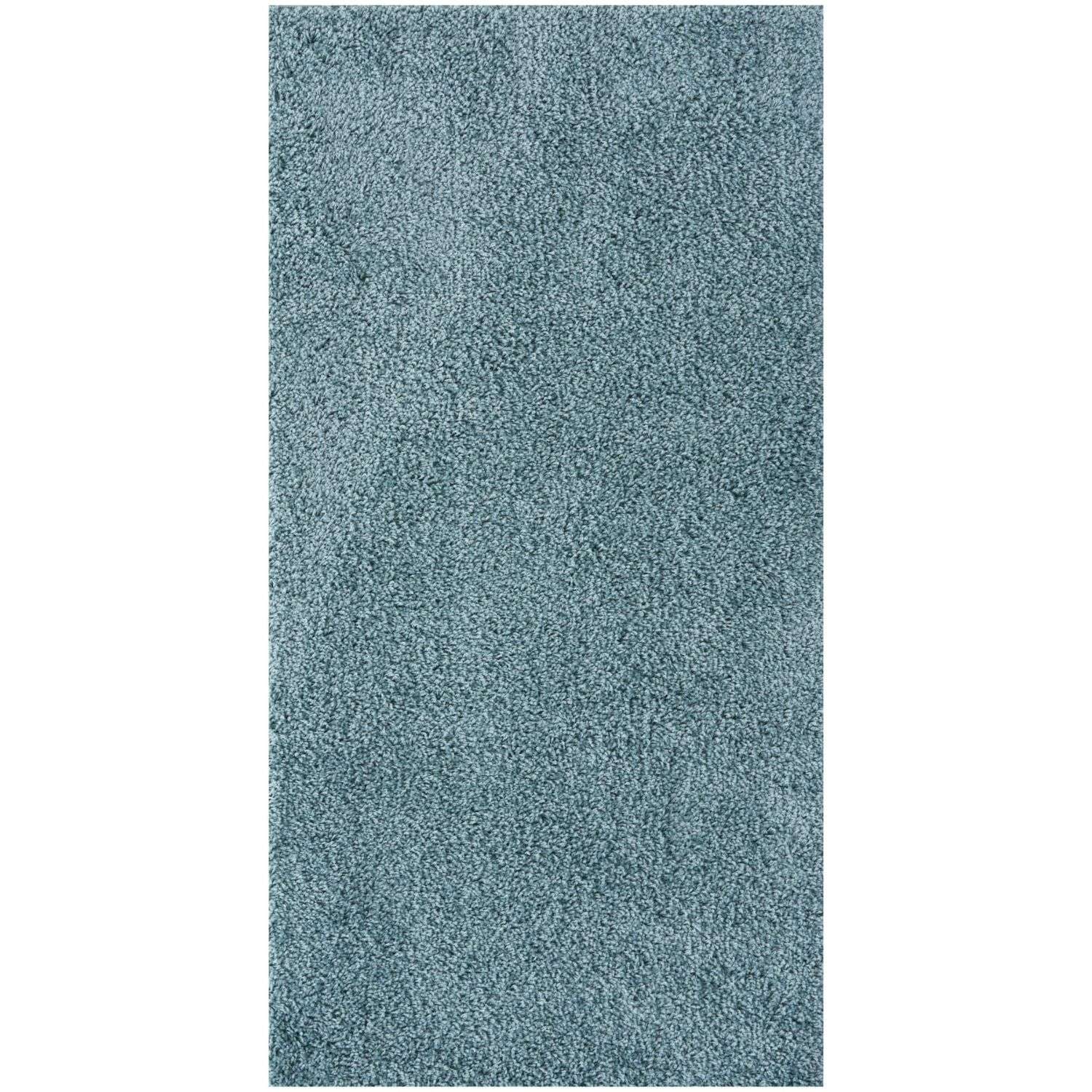 Myshaggy Solid Duck Egg Blue Rug - PN Home