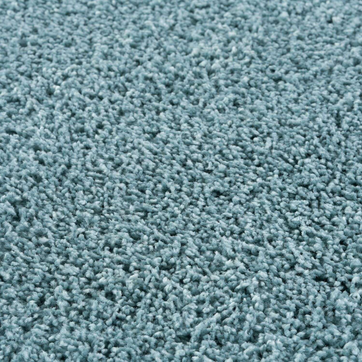 Myshaggy Solid Duck Egg Blue Rug - PN Home