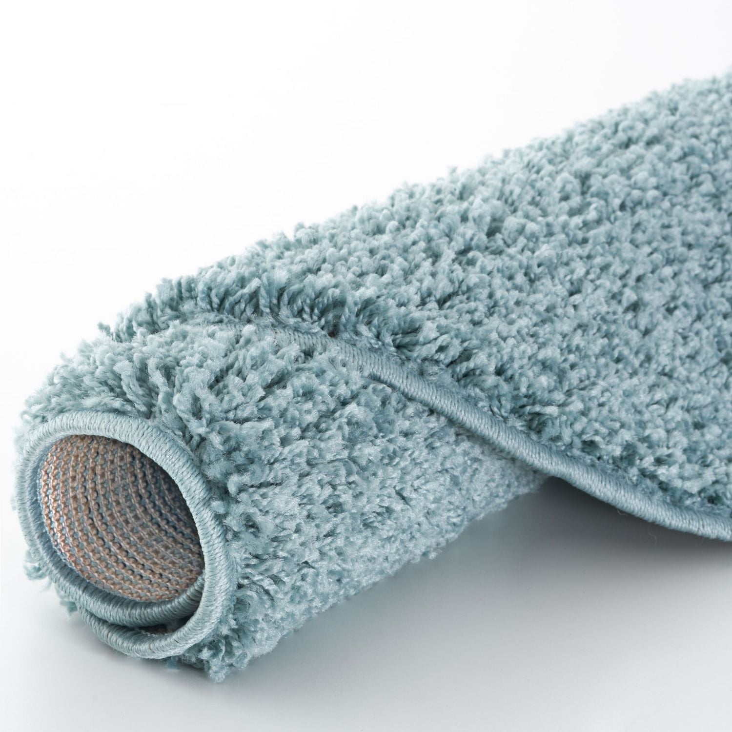 Myshaggy Solid Duck Egg Blue Rug - PN Home