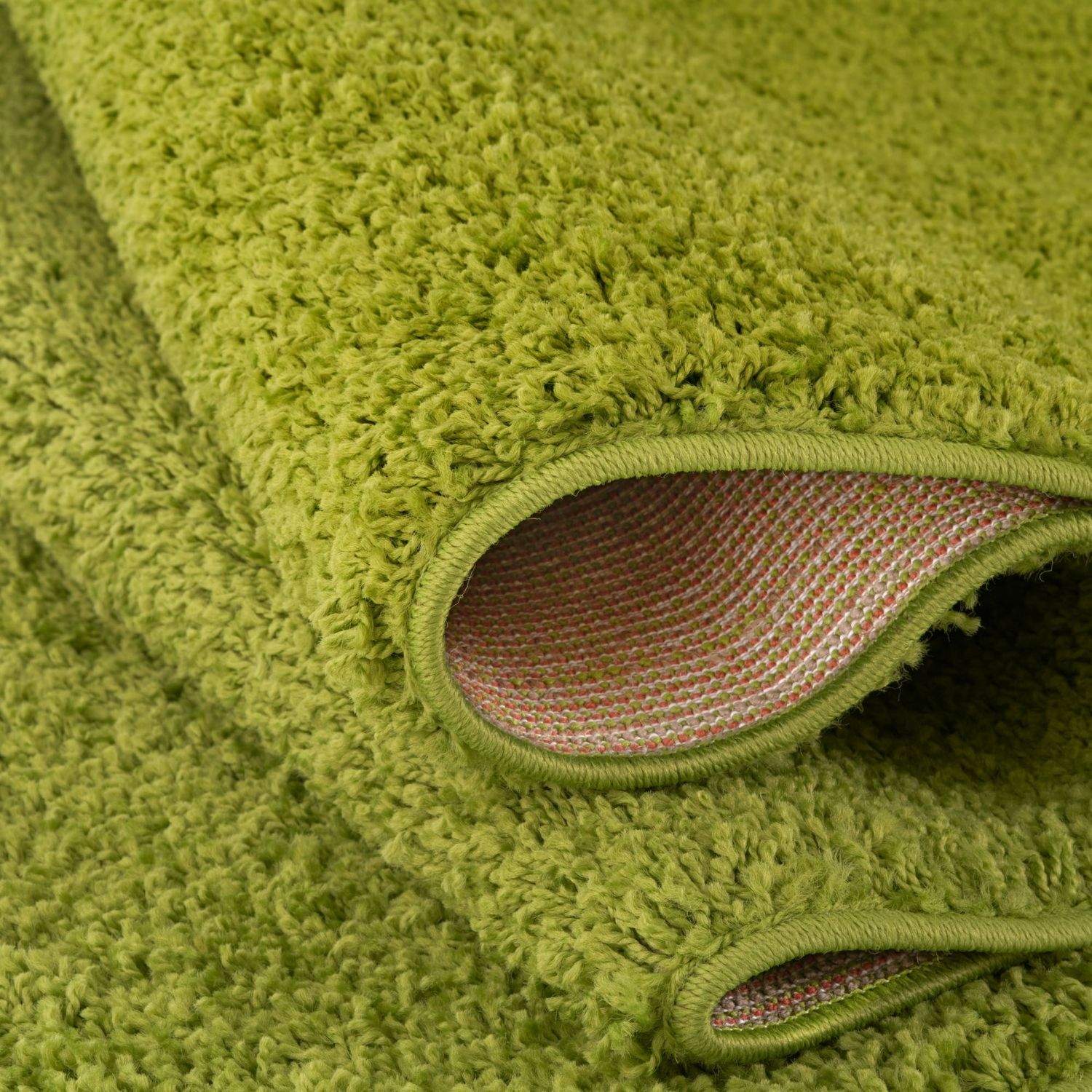 Myshaggy Solid Green Rug - PN Home