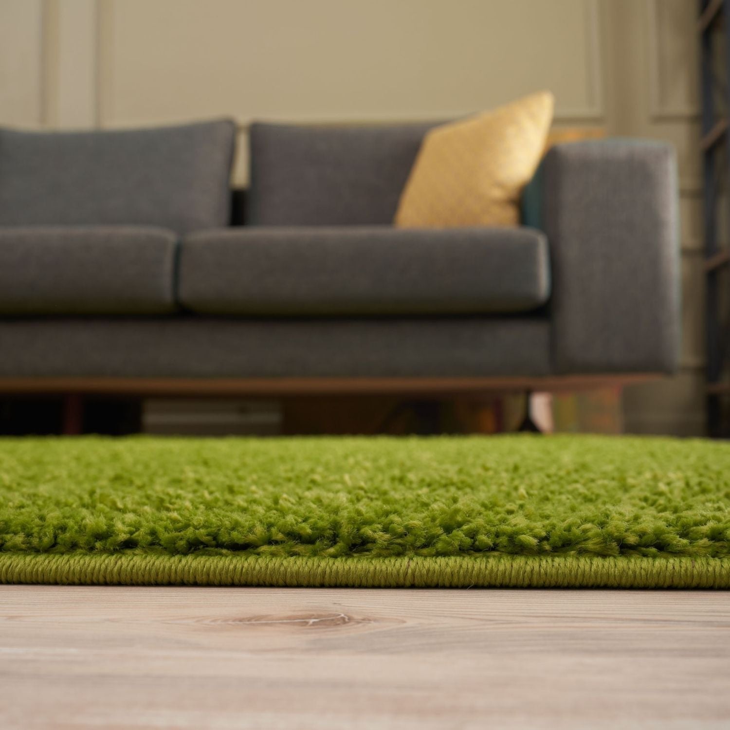 Myshaggy Solid Green Rug - PN Home