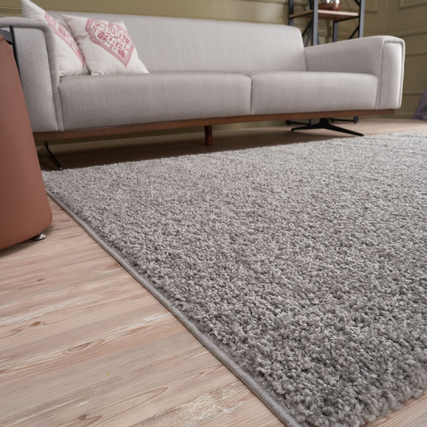 Myshaggy Solid Grey Rug - PN Home