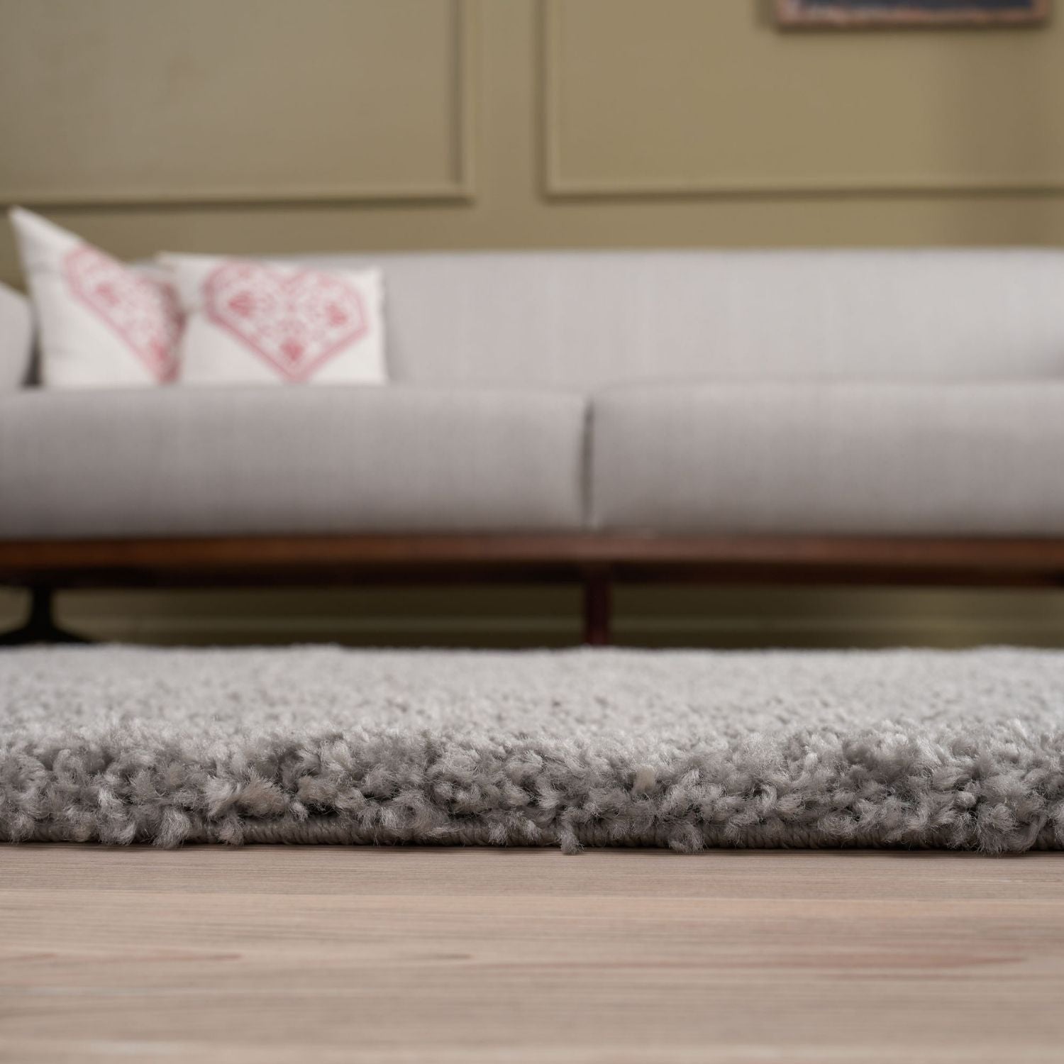 Myshaggy Solid Grey Rug - PN Home