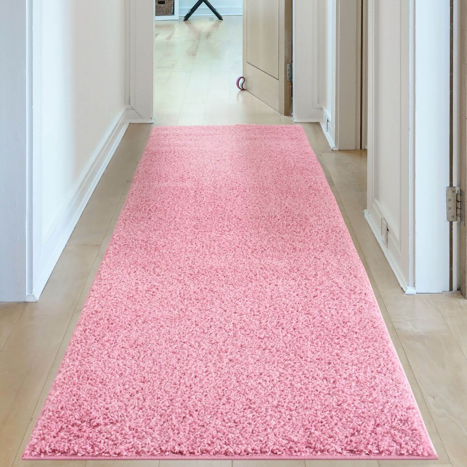 Myshaggy Solid Pink Rug - PN Home