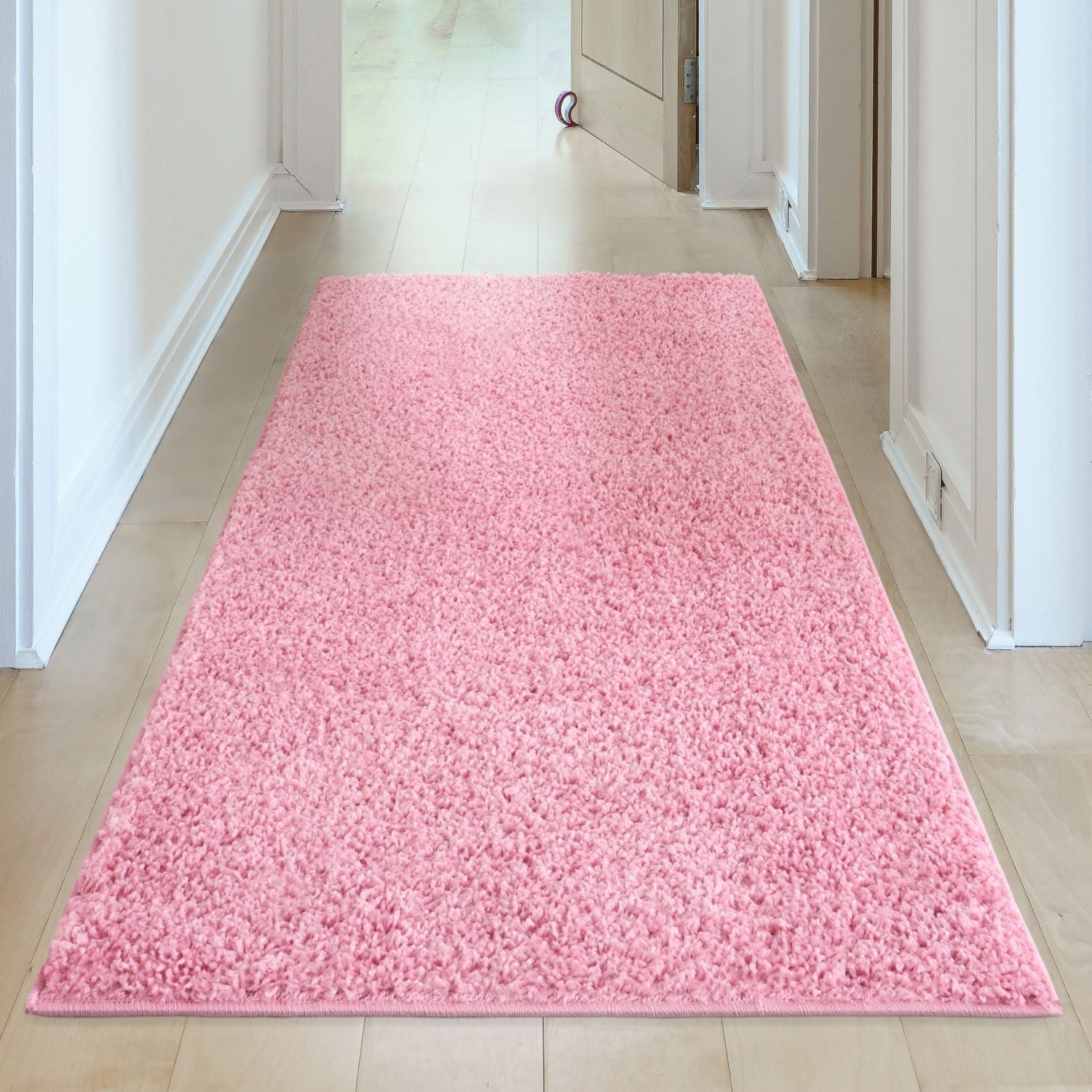 Myshaggy Solid Pink Rug - PN Home