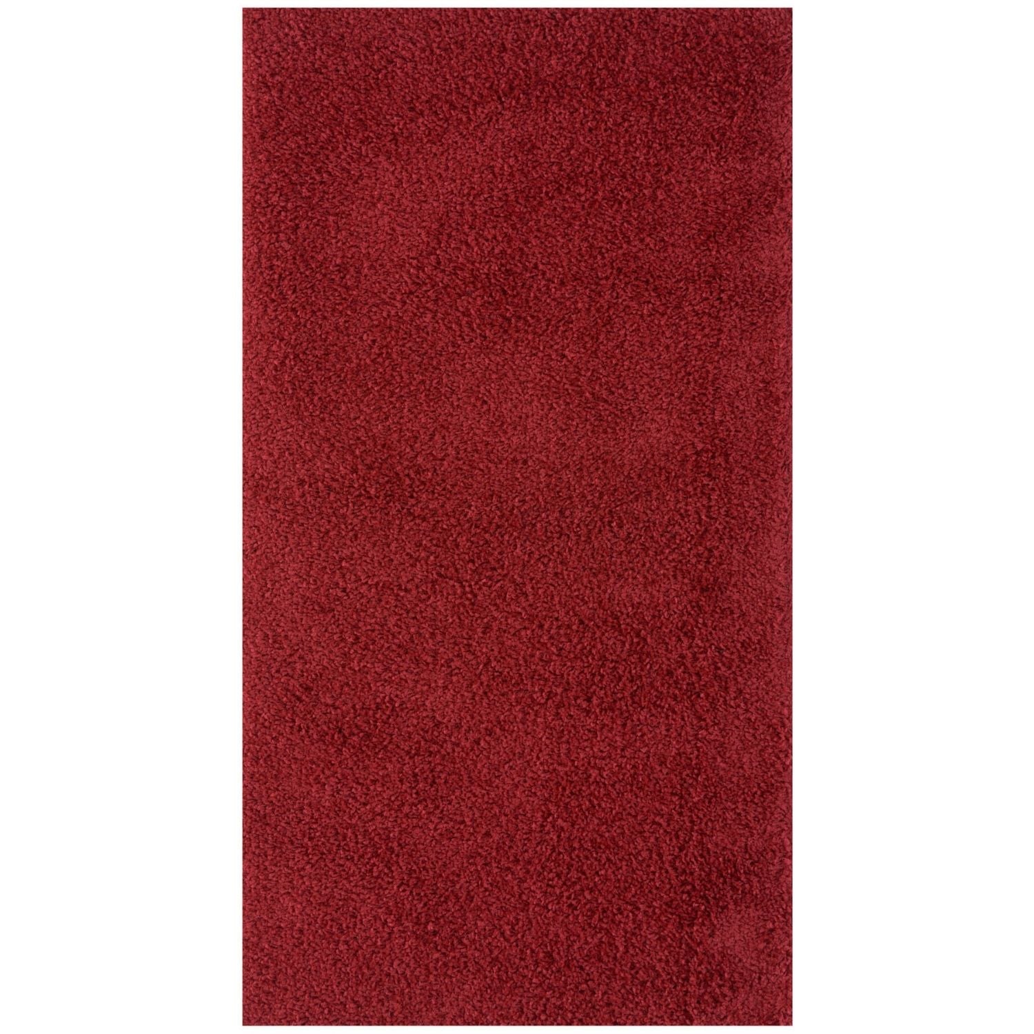 Myshaggy Solid Red Rug - PN Home