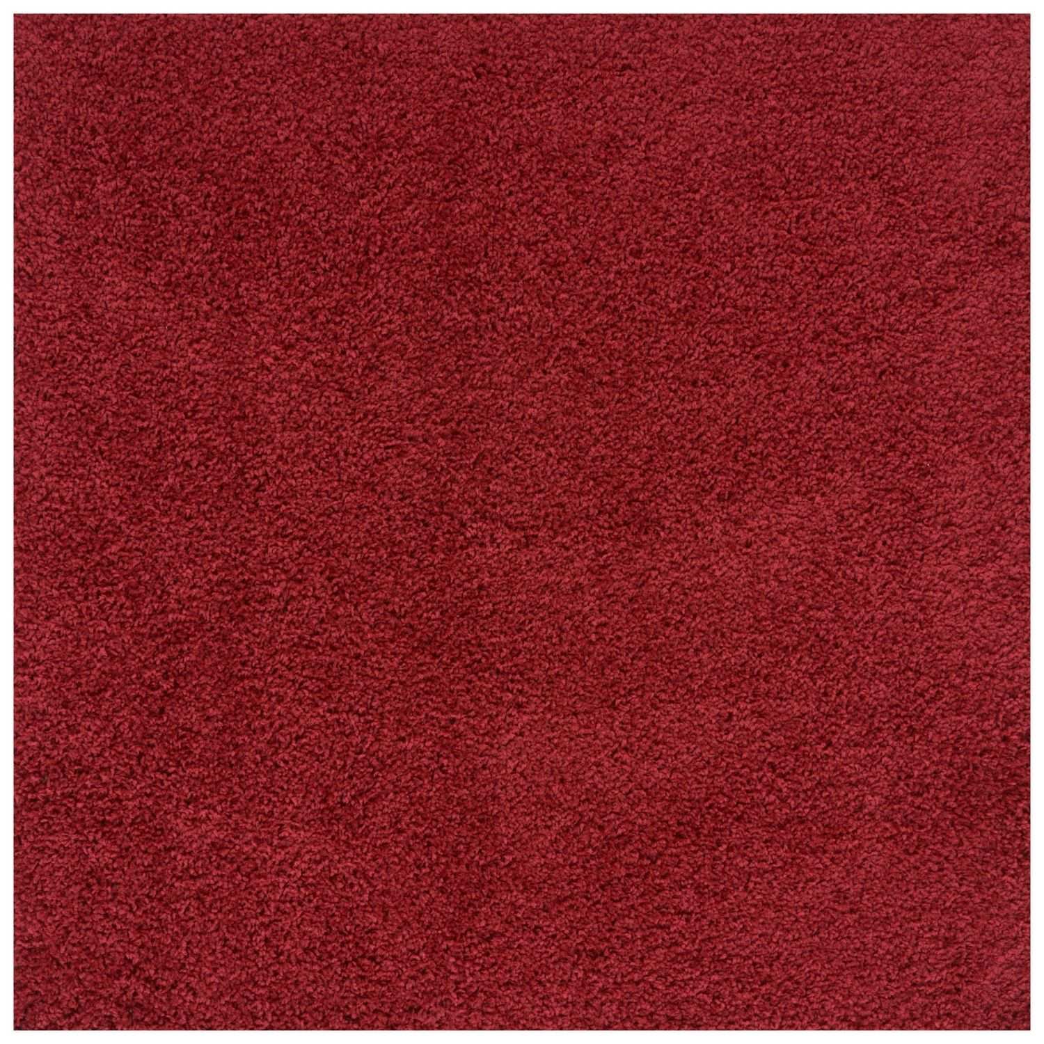 Myshaggy Solid Red Rug - PN Home